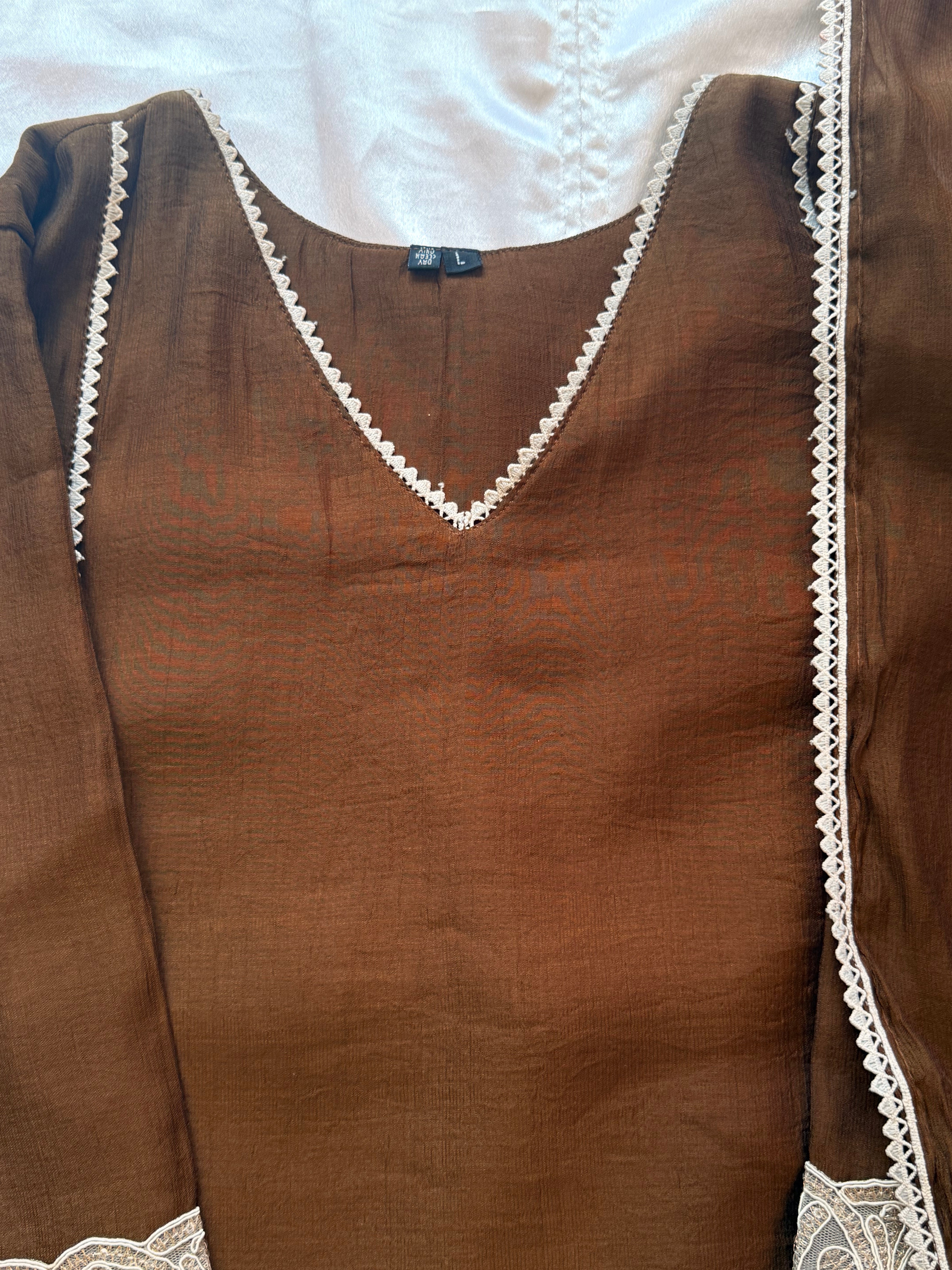 CHOCOLATE BROWN DESIGNER SUIT