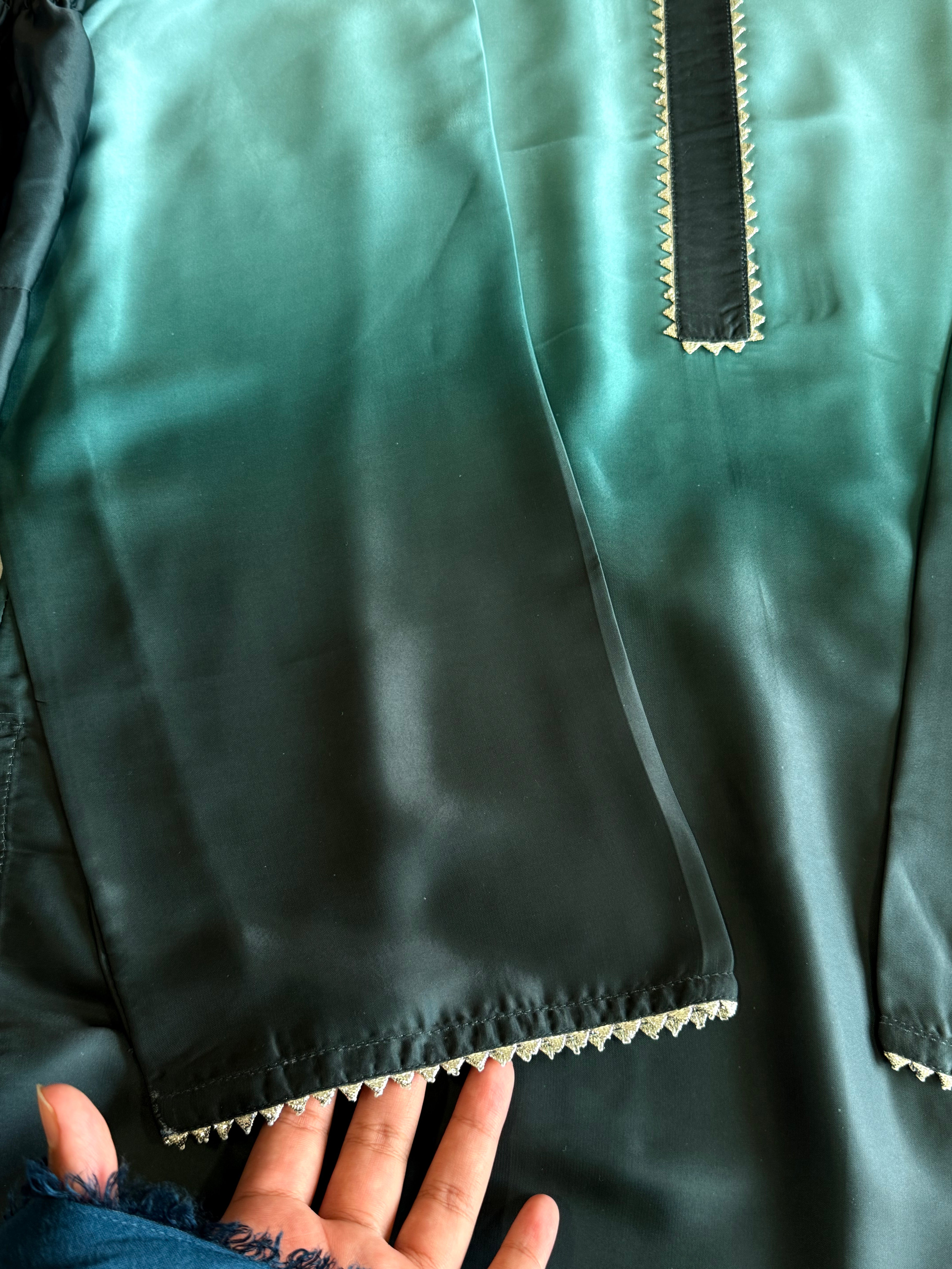 OMBRÉ FARSHI SHALWAR SUIT