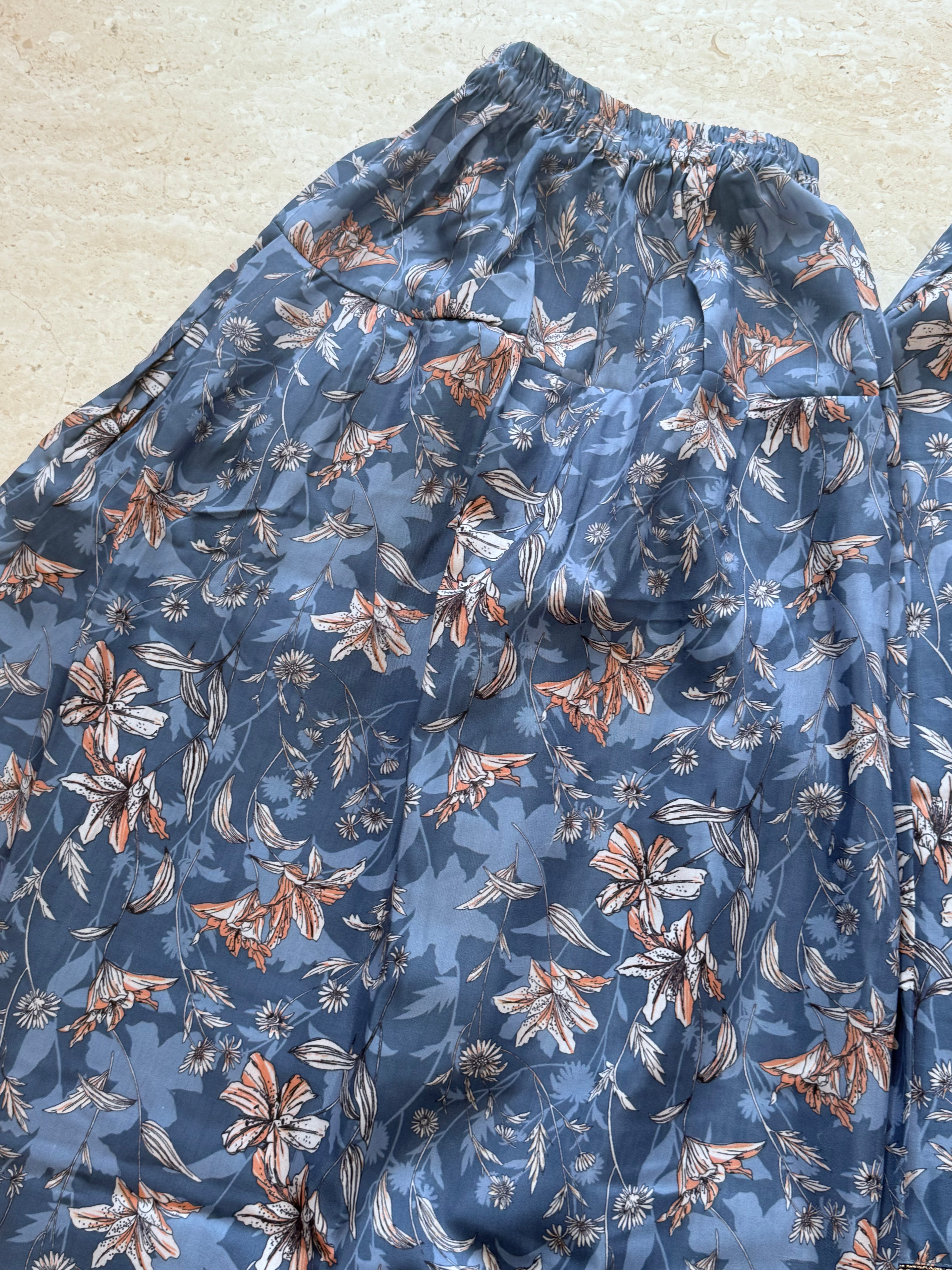 HANIA CREPE FARSHI SHALWAR SUIT  Q