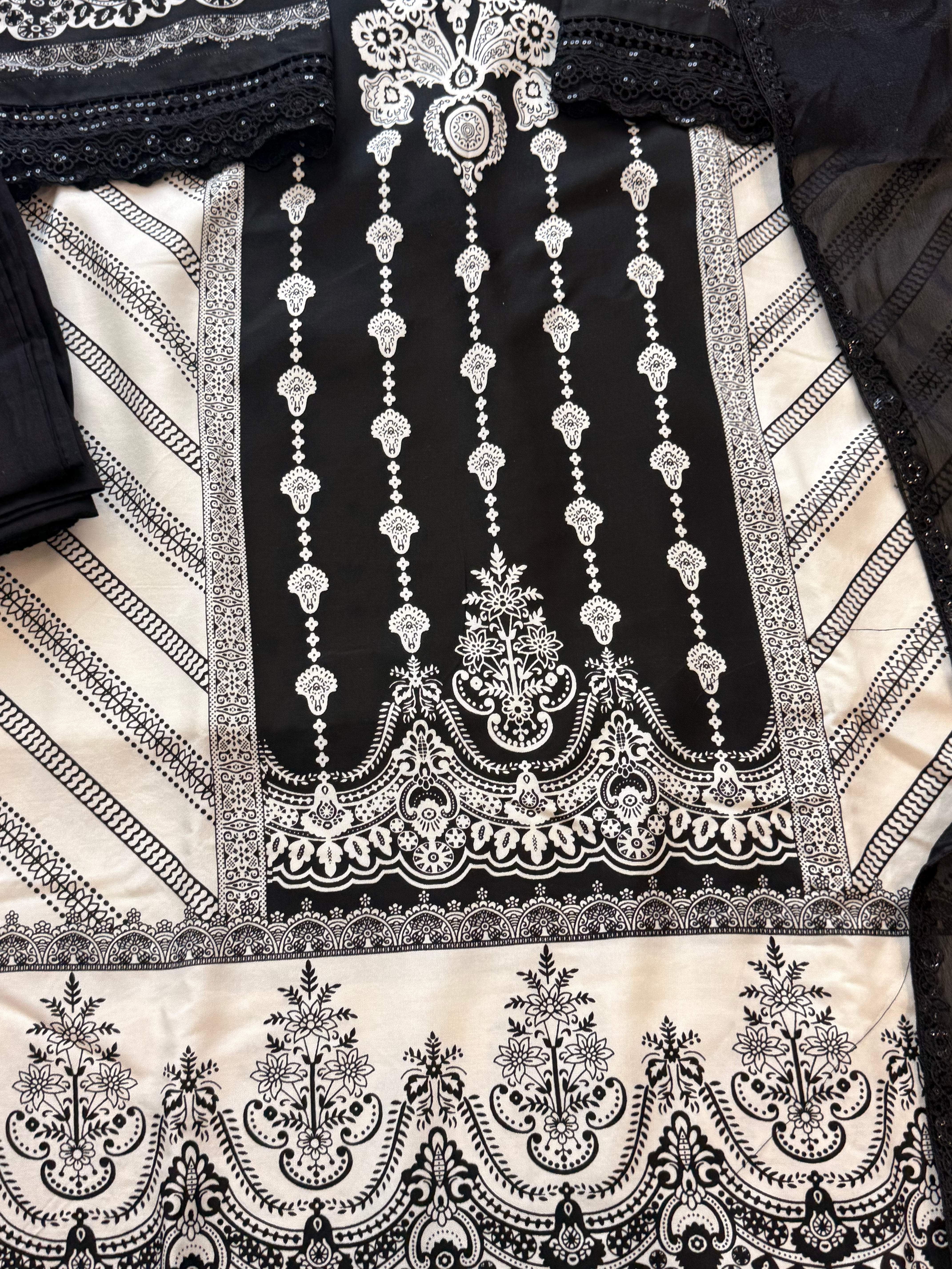 SIYA PAKISTANI LAWN KAFTAN SUIT