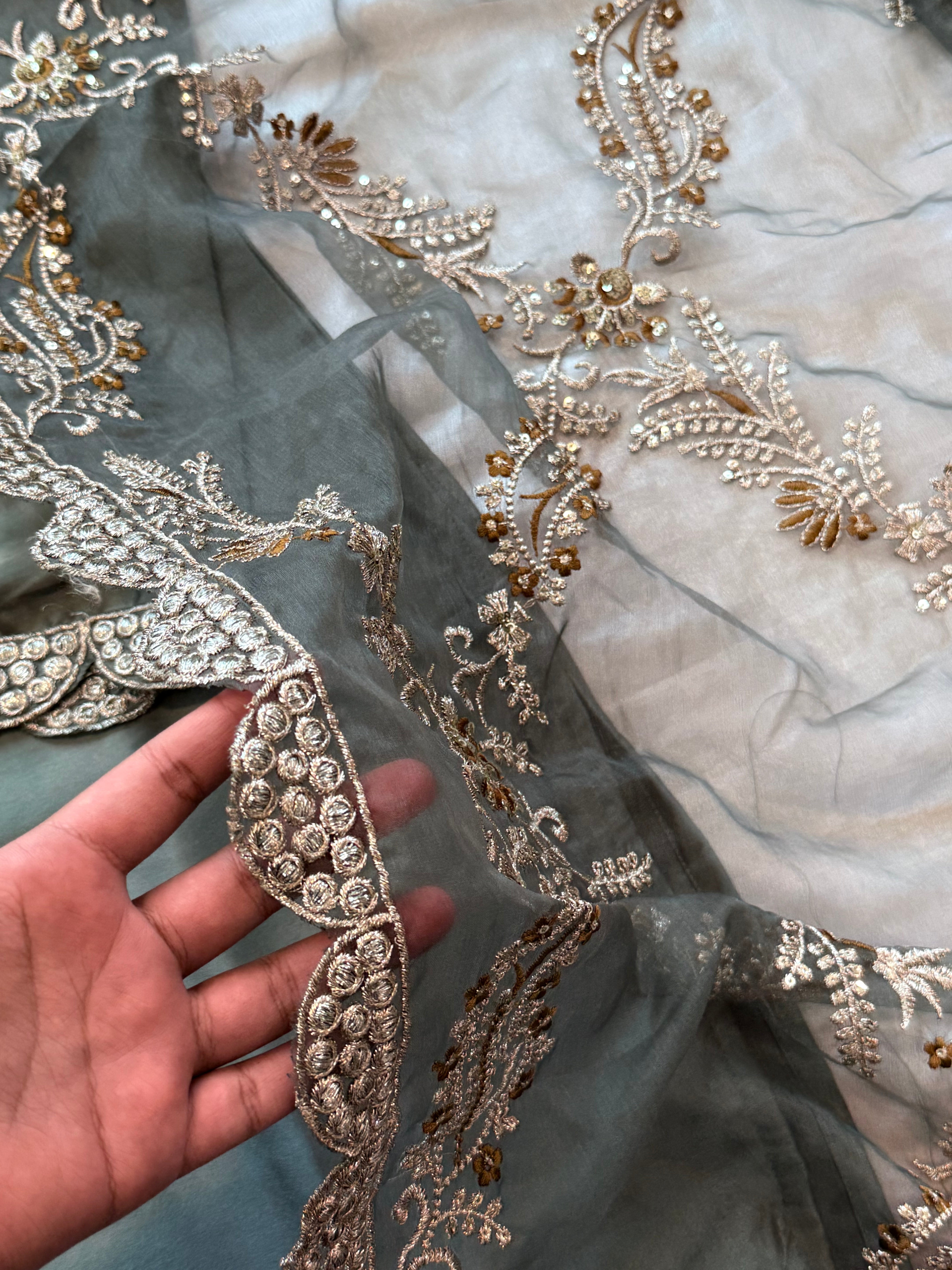 SATIN FARSHI SHALWAR SUIT 2 Q
