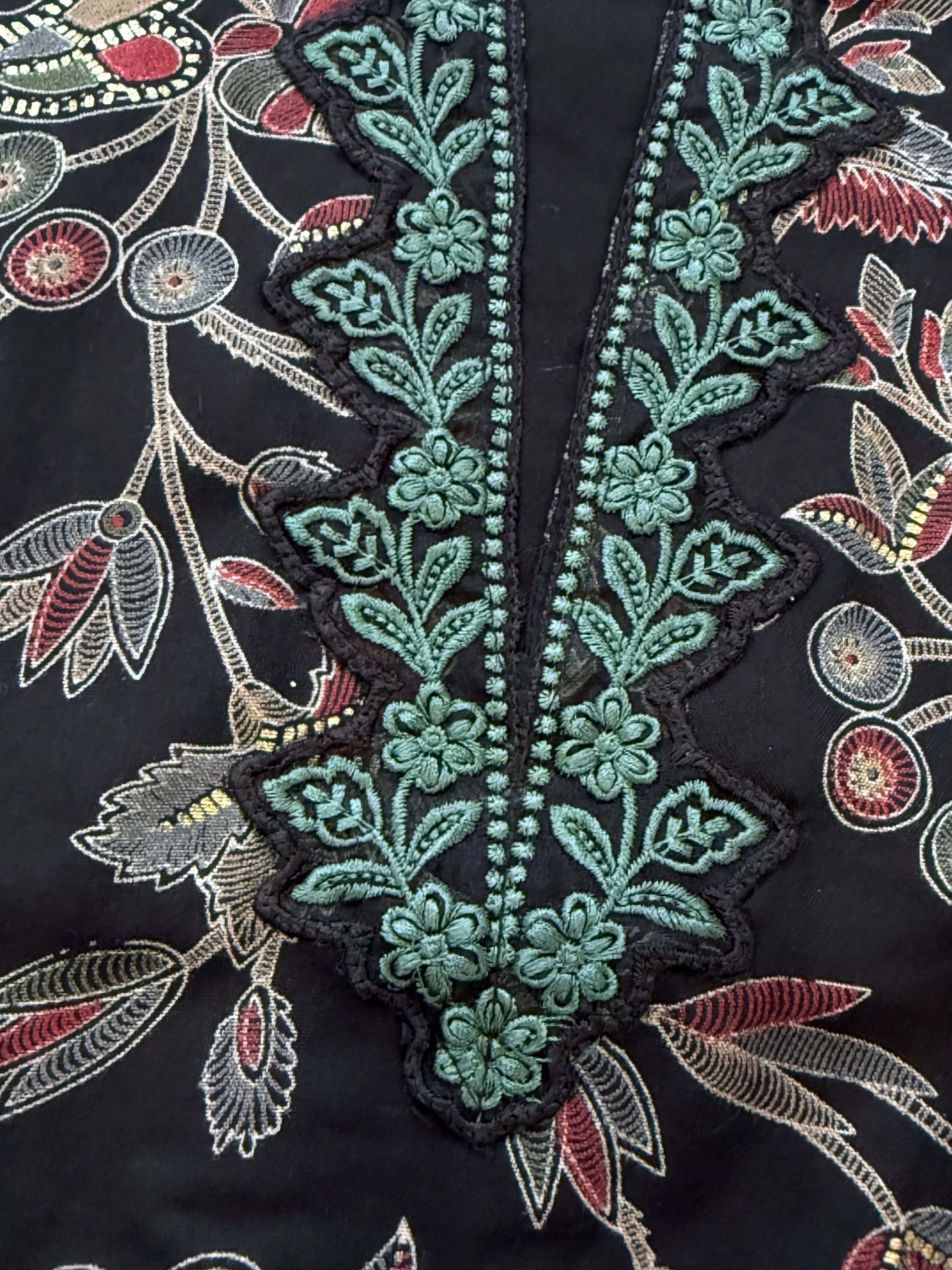 LAWN CUTWORK READYMADE SUIT 5001