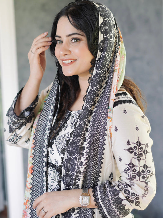 HARSHA SF MUSLIN READYMADE SUIT