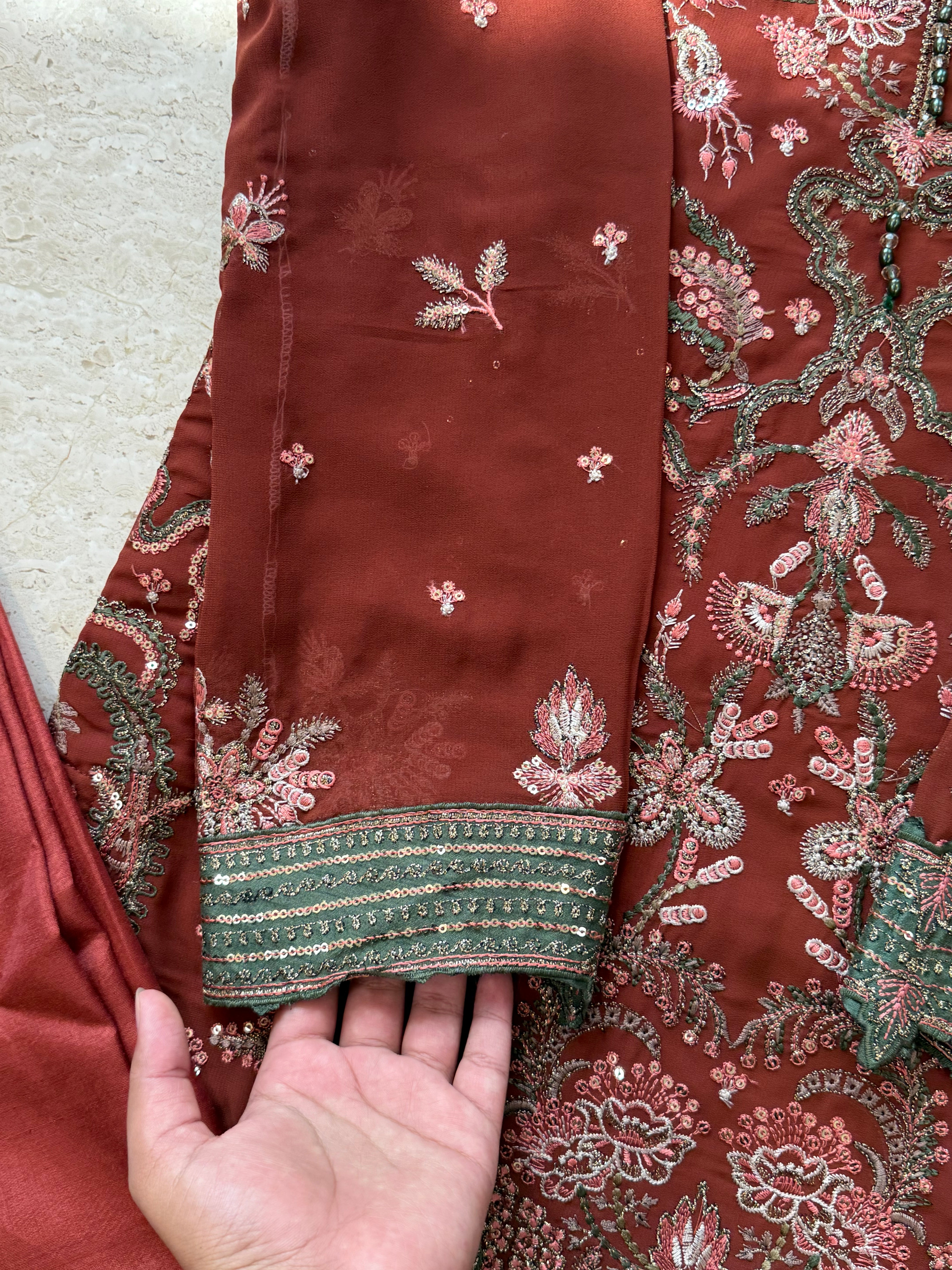 NOOR -E-GEORGETTE READYMADE SUIT 3