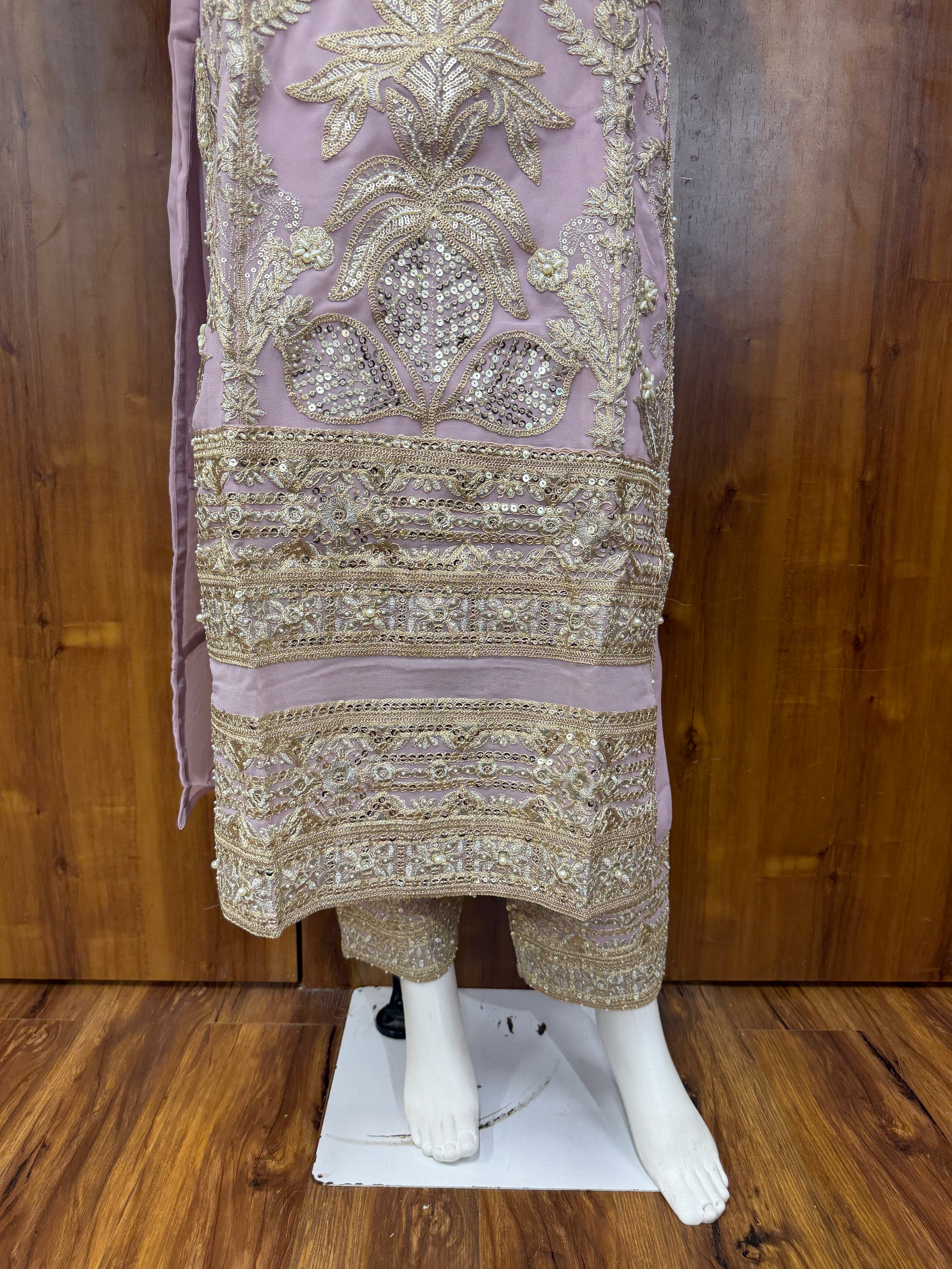 MARIA B CHIFFON READYMADE SUIT 2 Q