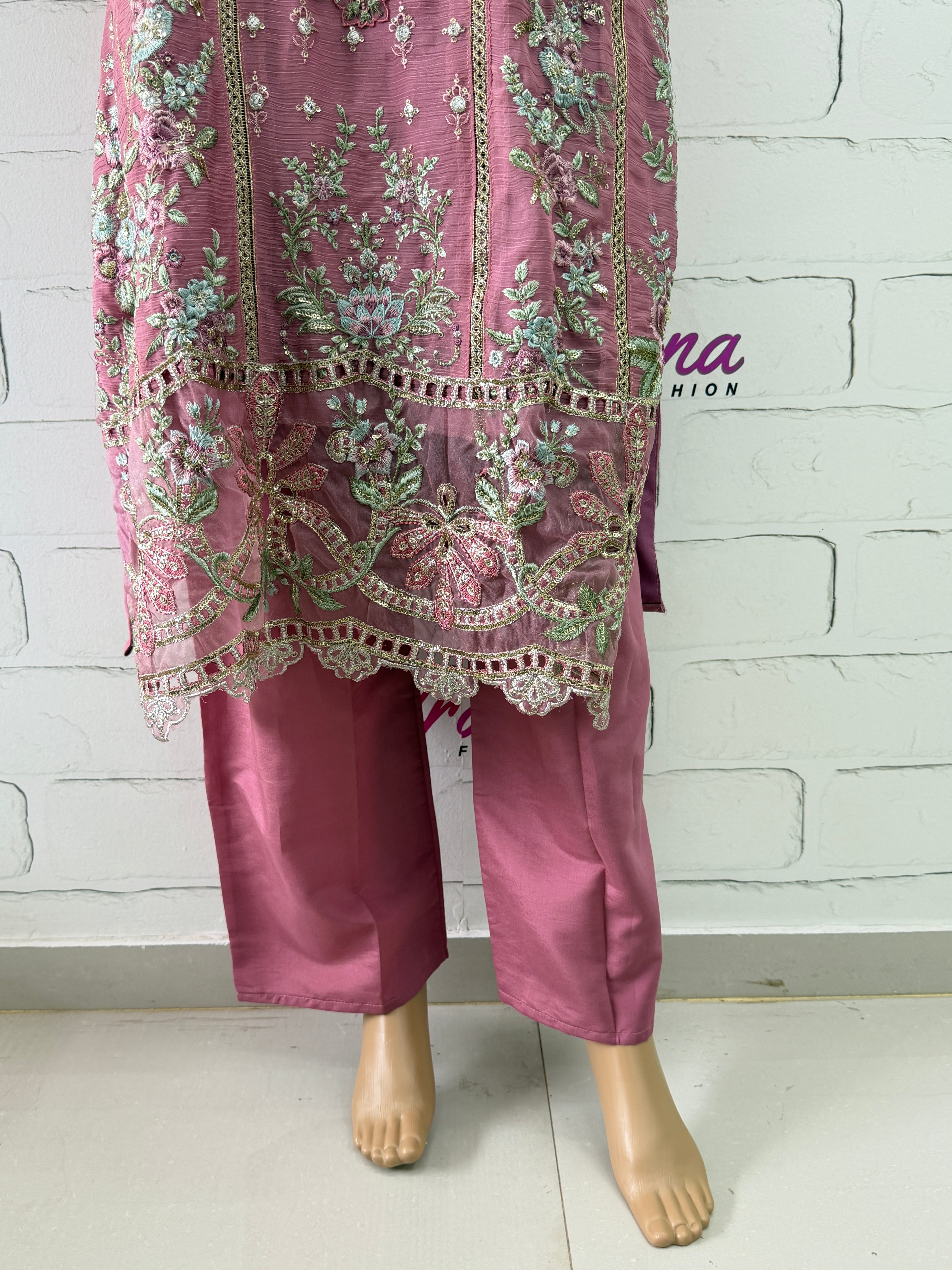 MARIA B CHIFFON READYMADE SUIT 3 Q