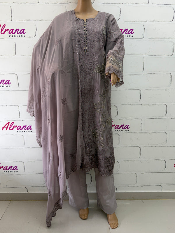 MARIA B CHIFFON READYMADE SUIT 5 Q