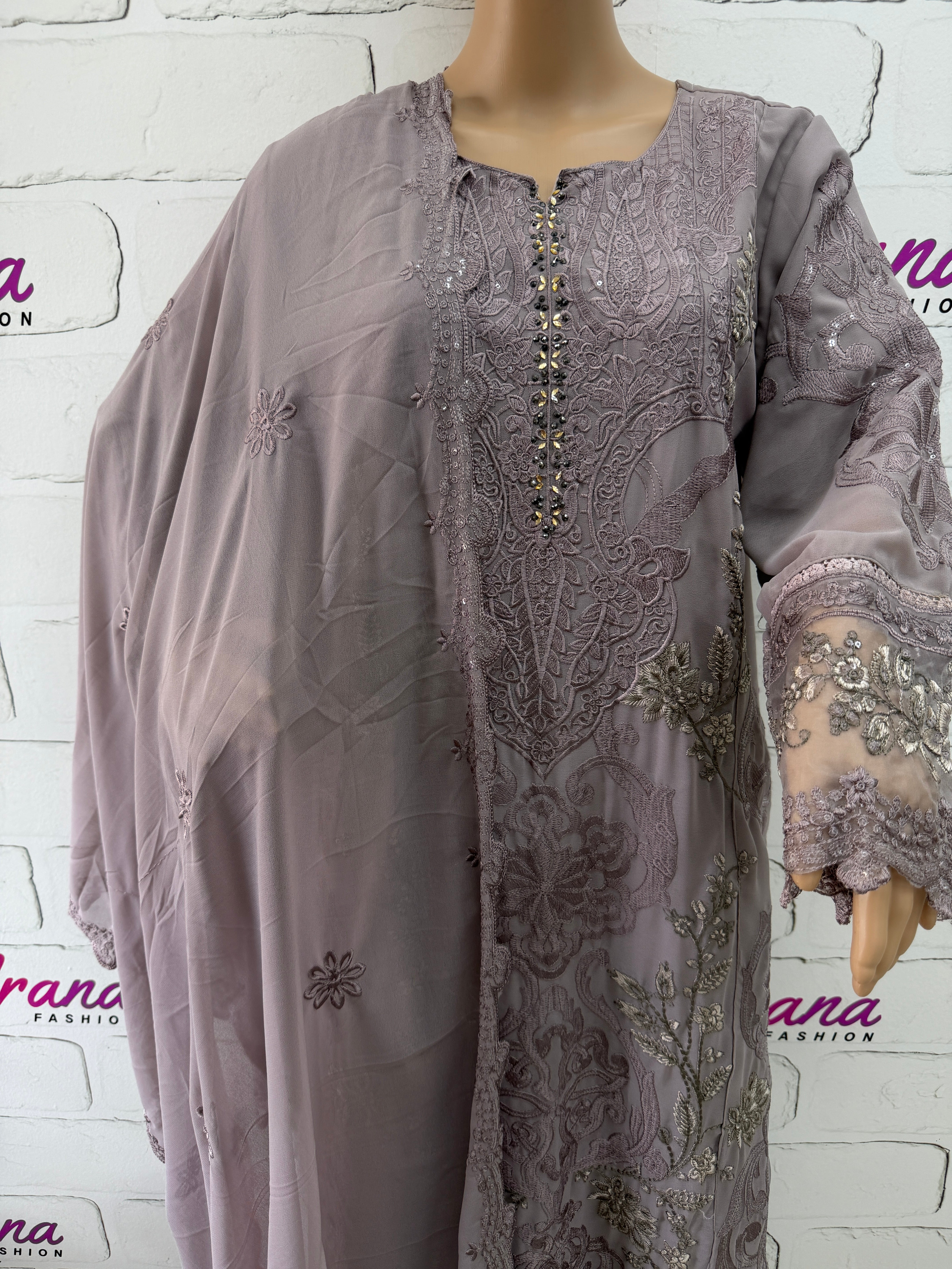 MARIA B CHIFFON READYMADE SUIT 5 Q
