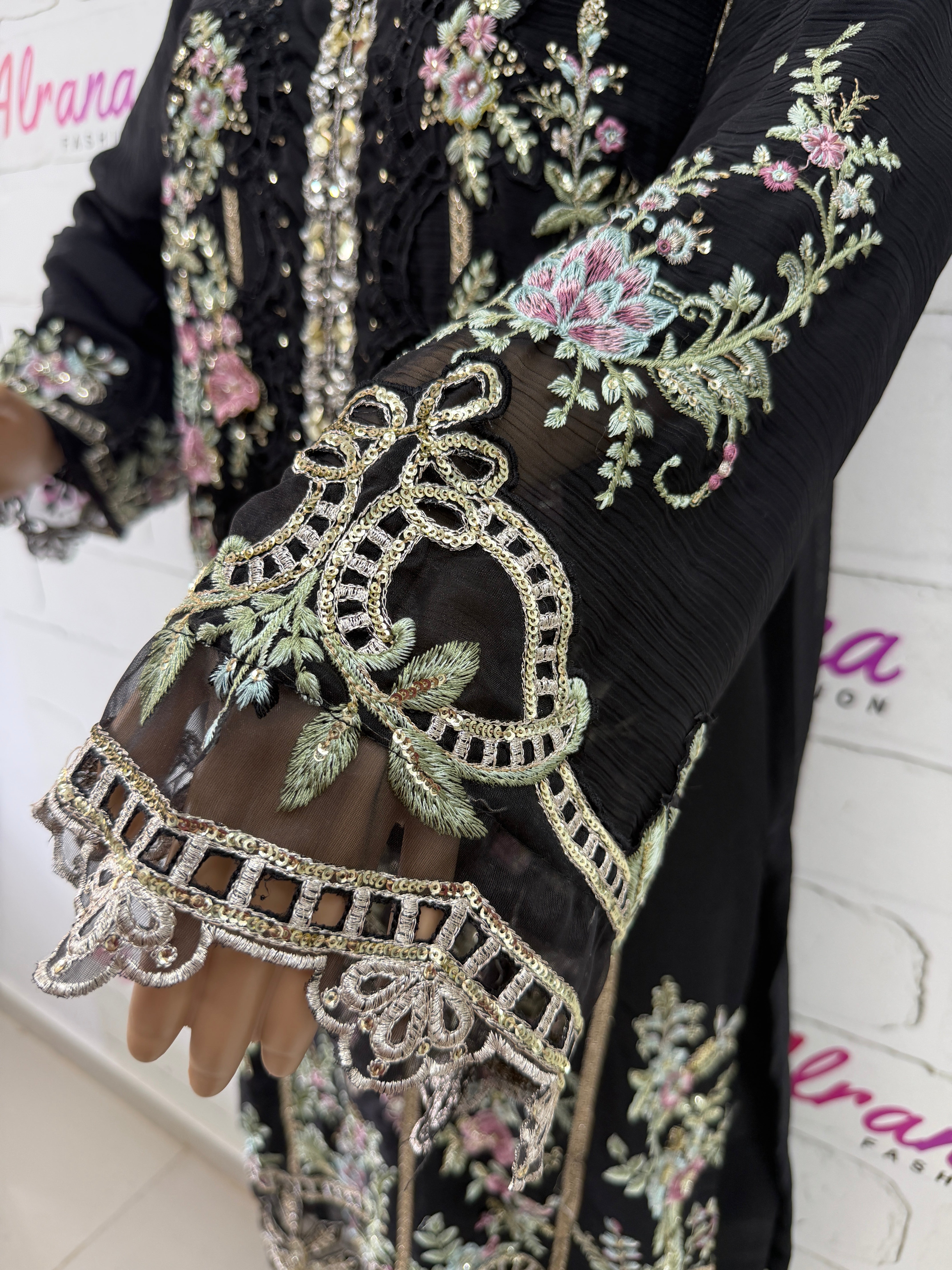 MARIA B CHIFFON READYMADE SUIT 4Q