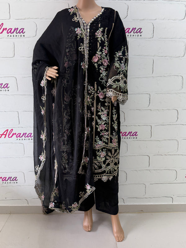 MARIA B CHIFFON READYMADE SUIT 4Q