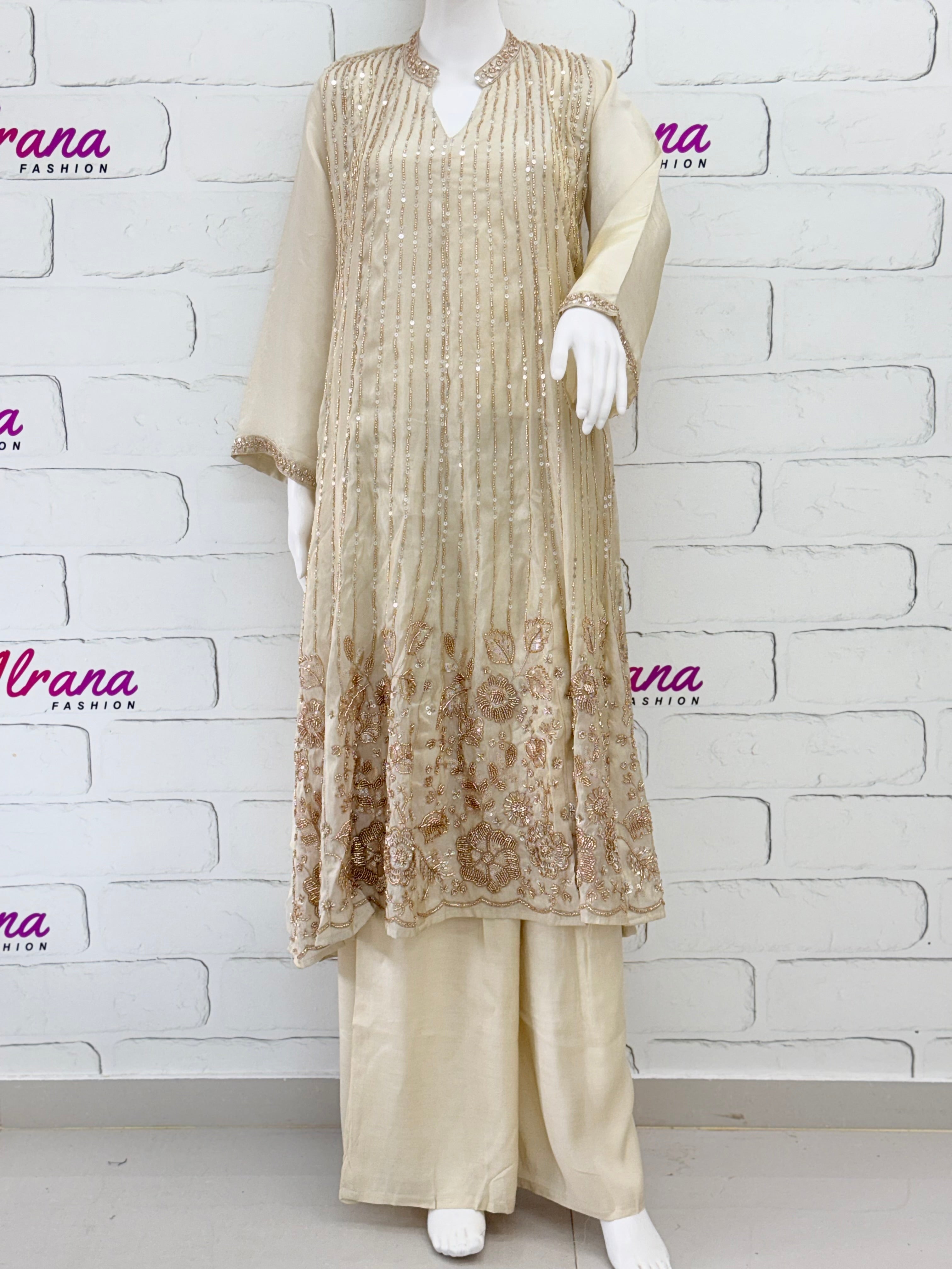 PARO PEACH HANDWORK FROCK 103