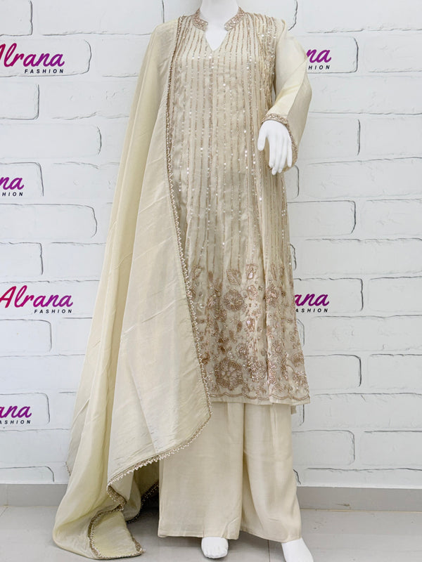 PARO PEACH HANDWORK FROCK 103 Q