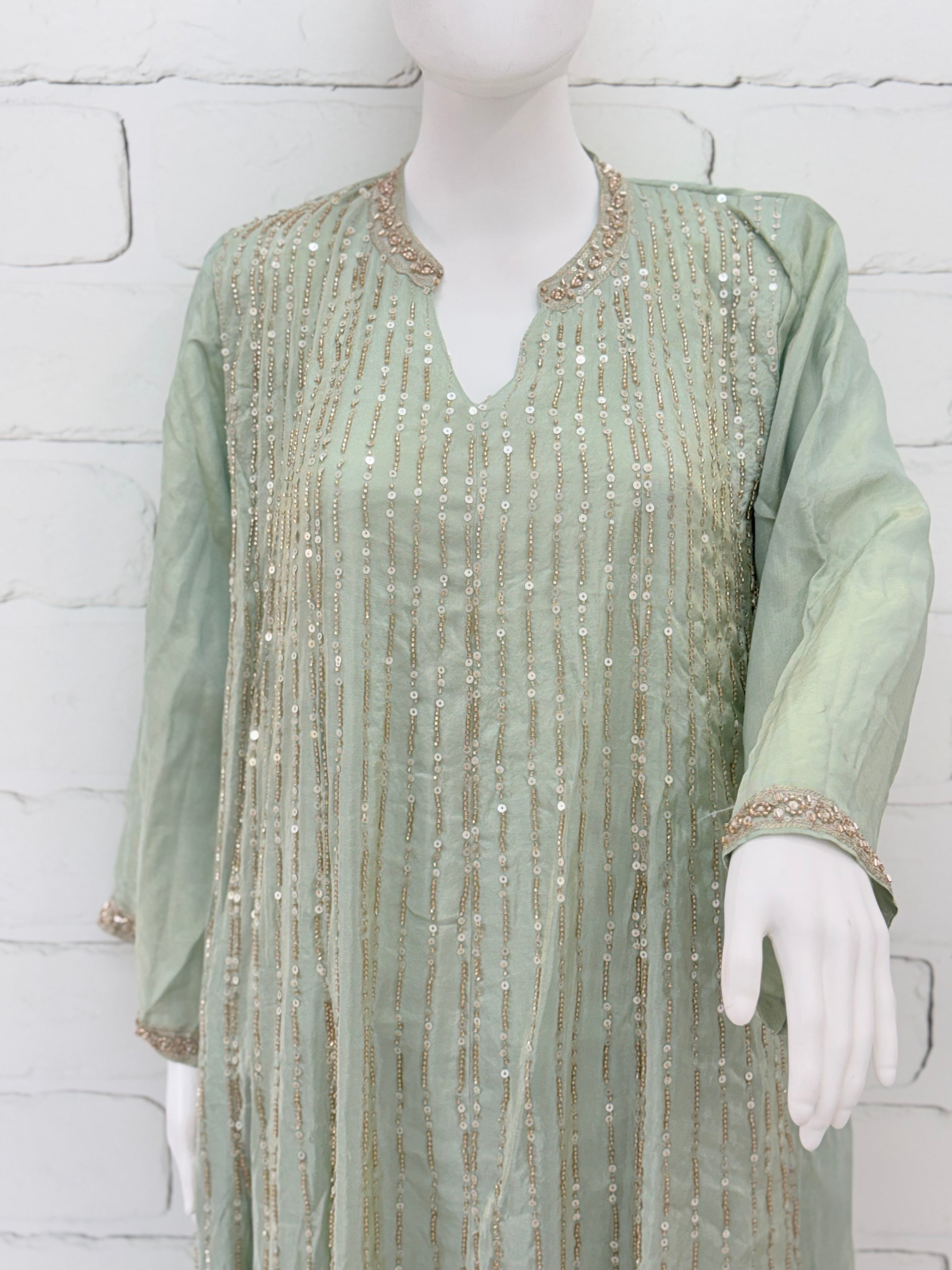 PARO PEACH HANDWORK FROCK 102