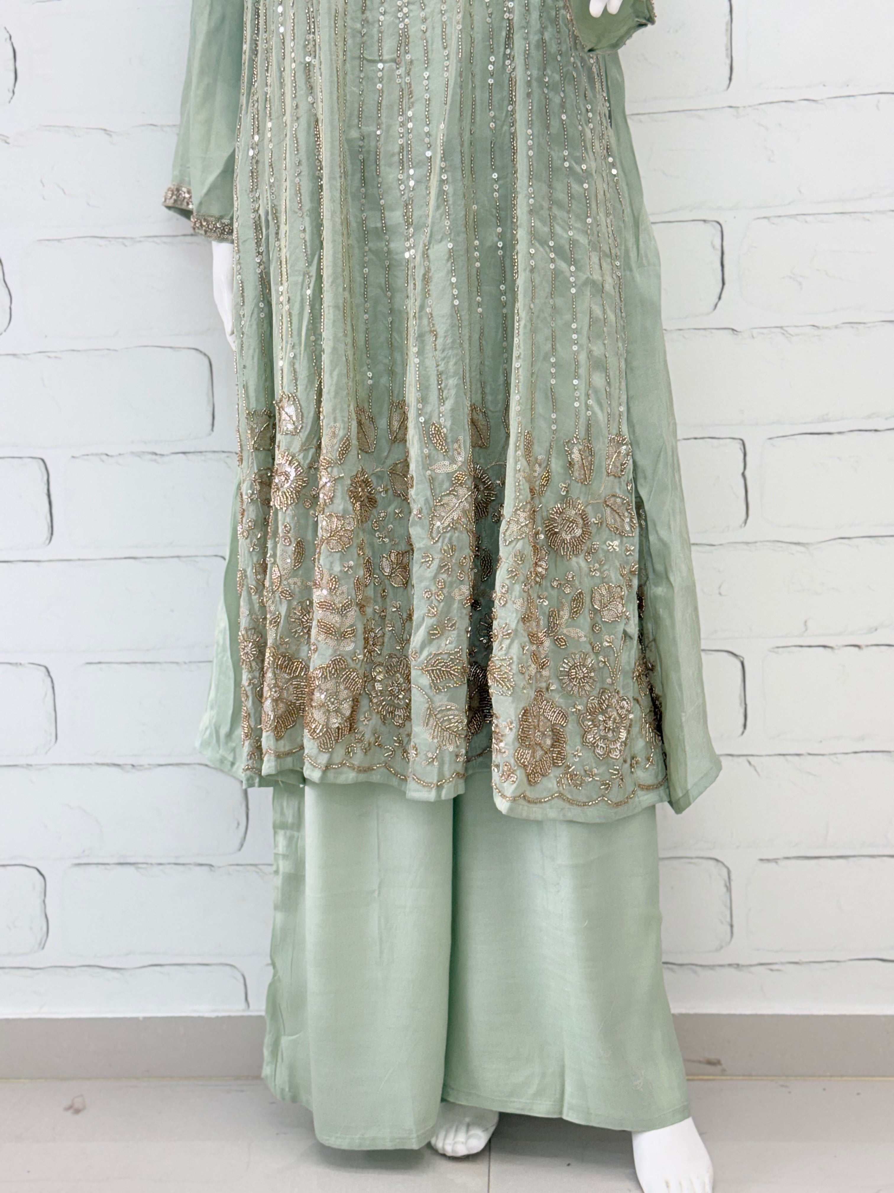 PARO PEACH HANDWORK FROCK 102