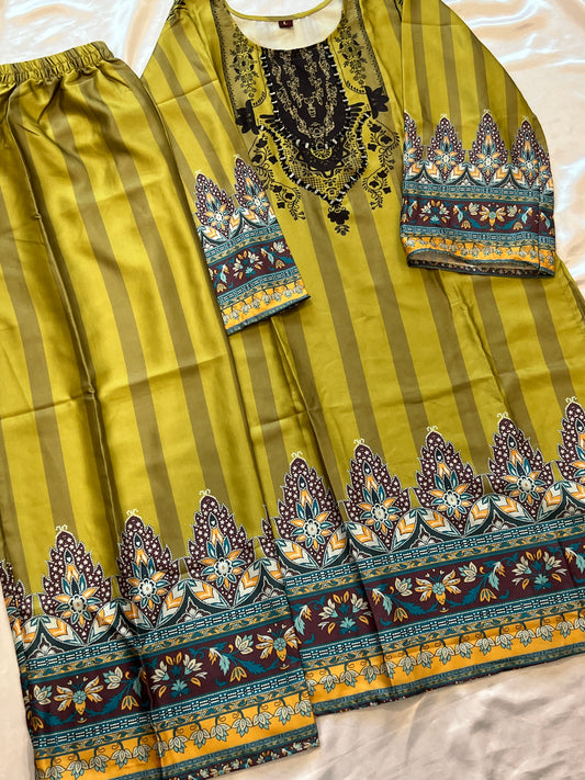 SILAYI LUXURY CO ORD READYMADE 2 Q
