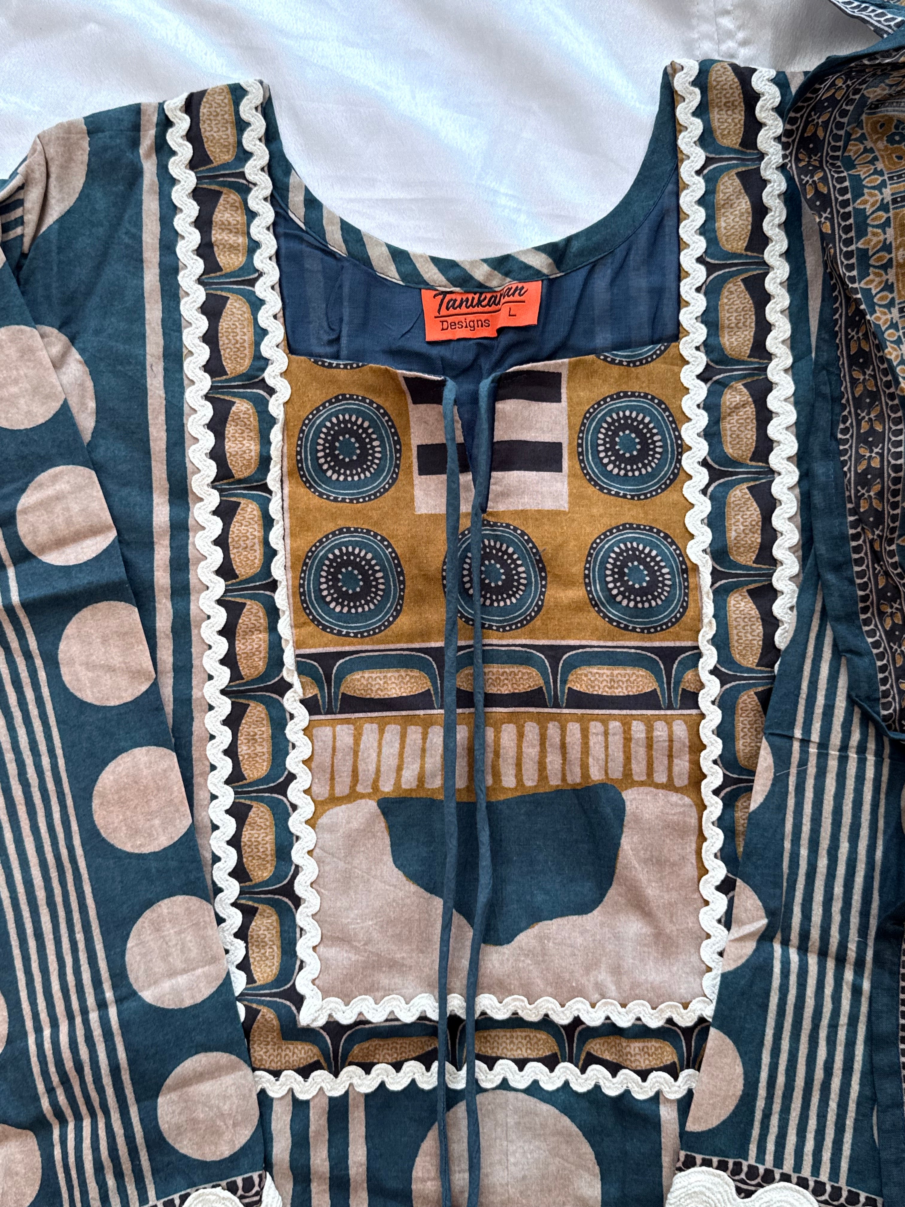 POLKA PURE COTTON SHALWAR SUIT Q