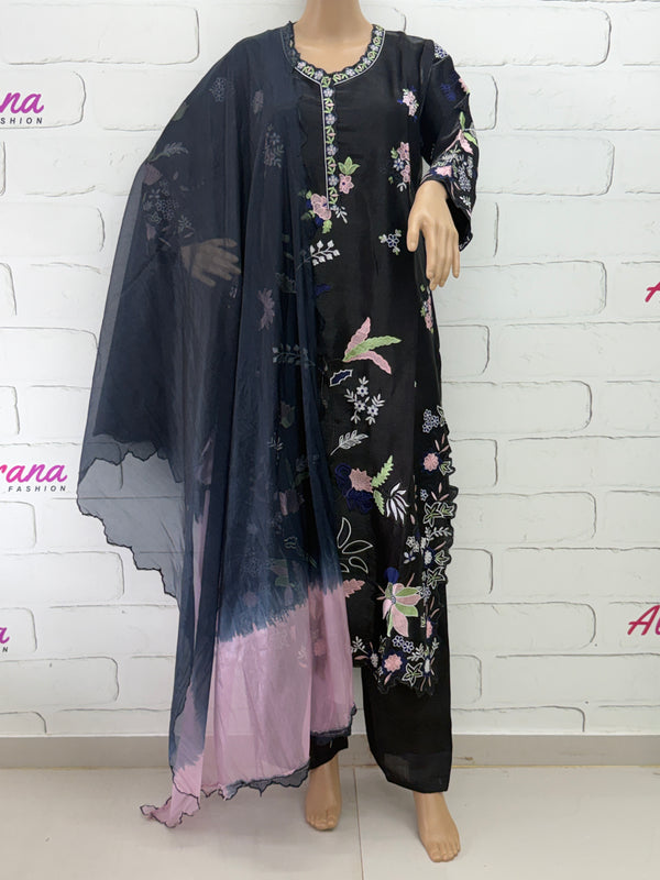 ORGANZA LONG KAFTAN SUIT 4 Q