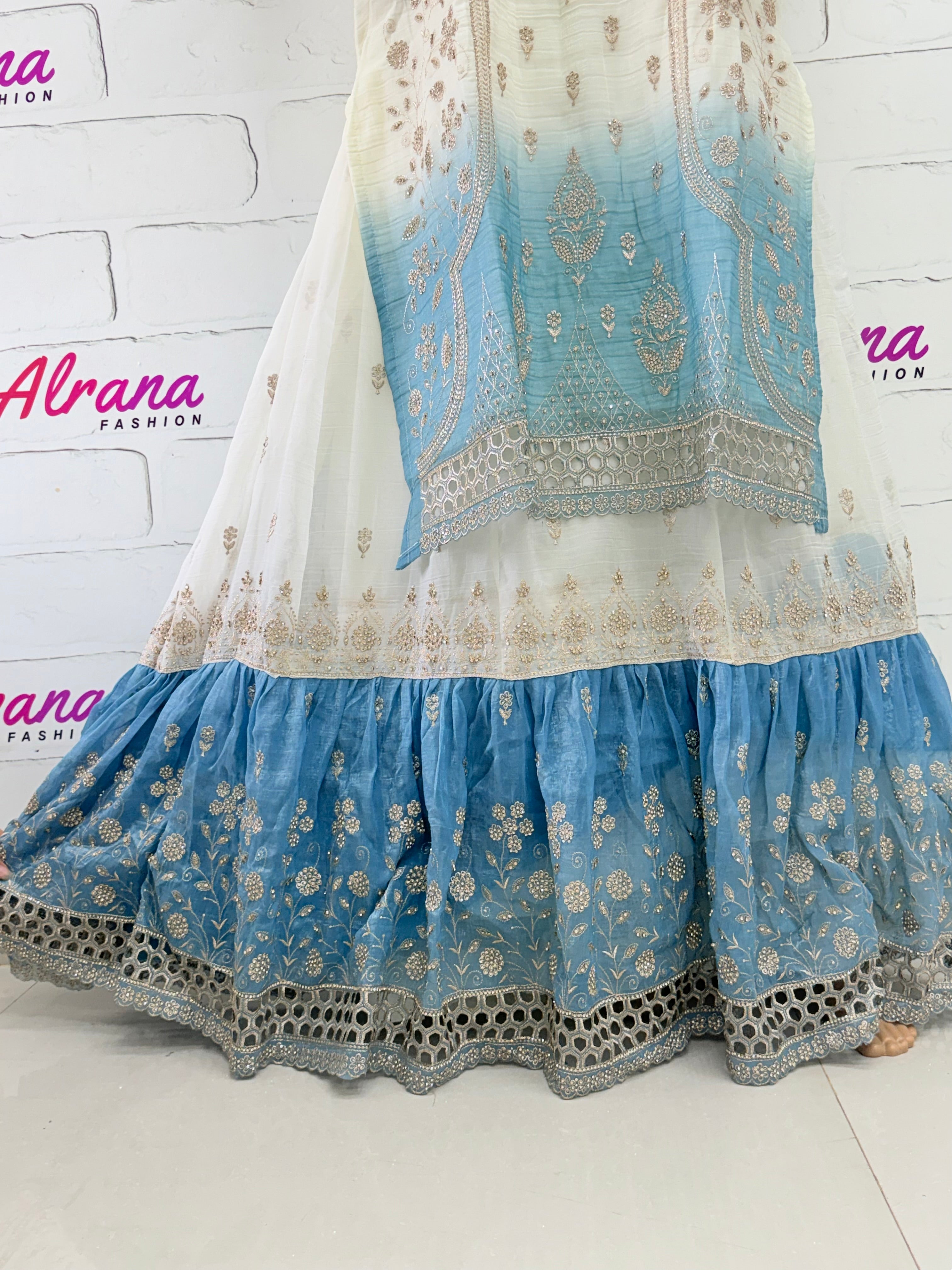 RUHEENA FARSHI LAHENGA SUIT 5 Q
