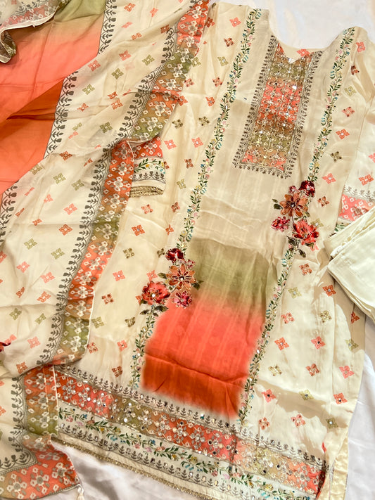 RAHI CREPE READYMADE SUIT