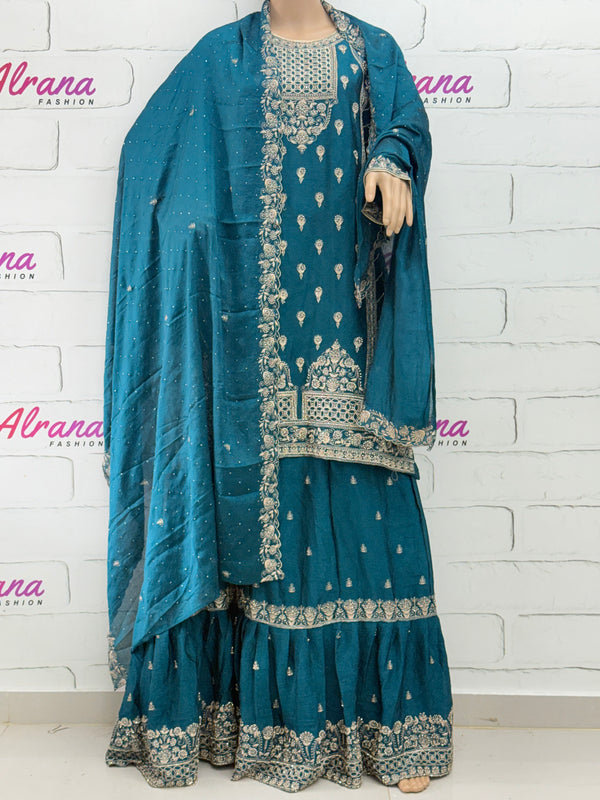 RUHEENA FARSHI LAHENGA SUIT 13
