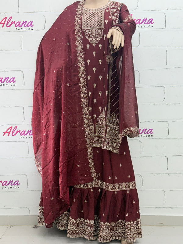 RUHEENA FARSHI LAHENGA SUIT 14