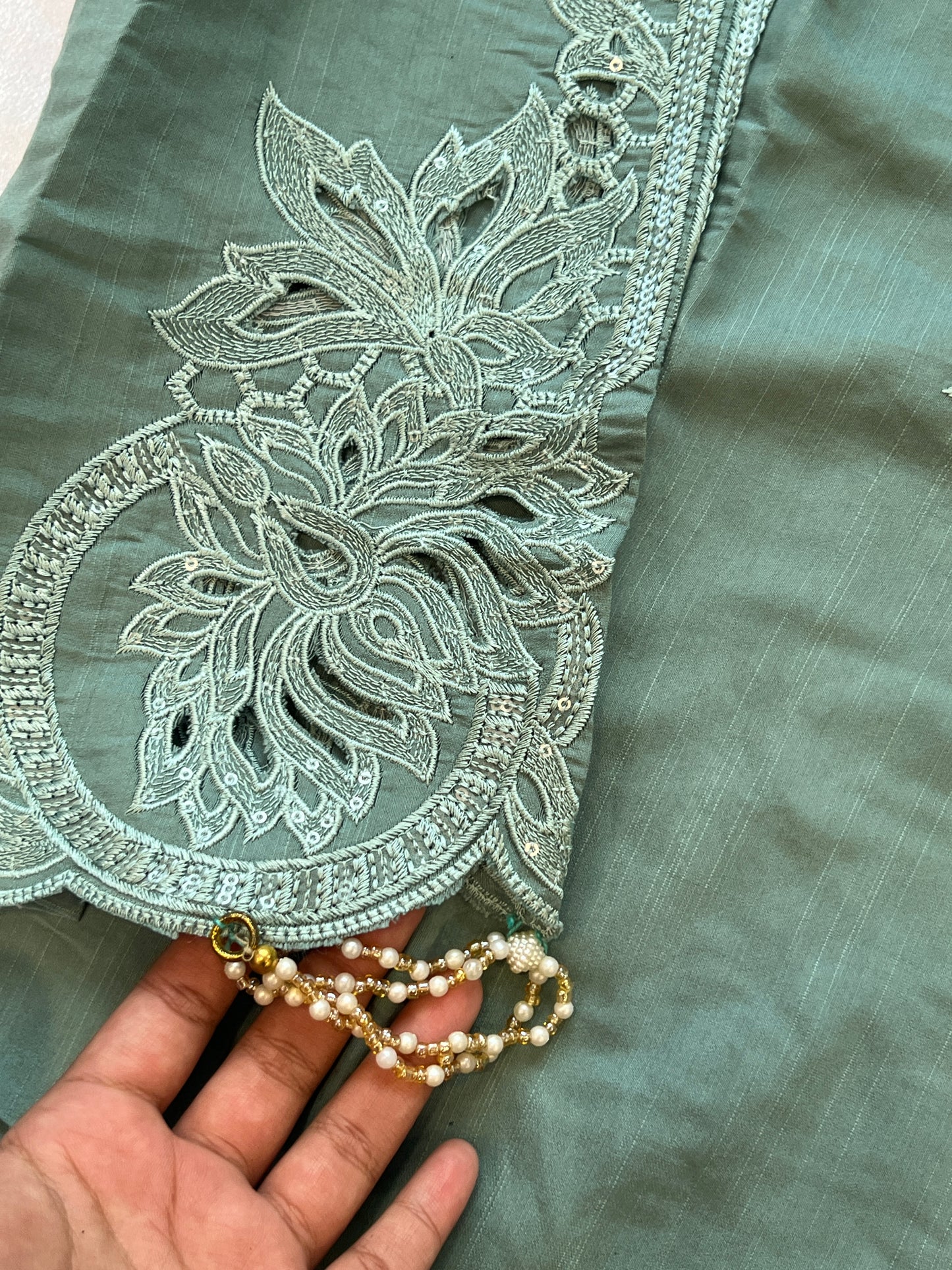 ZARQASH CUTWORK EMBROIDERY SUIT 353