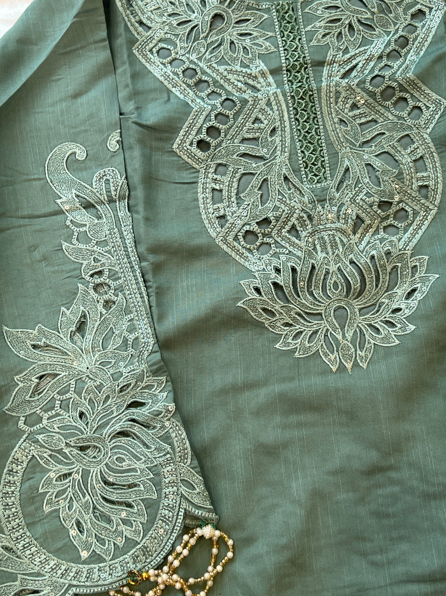 ZARQASH CUTWORK EMBROIDERY SUIT 353