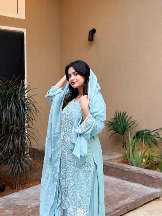 PARO SHIFFON HANDWORK SUIT 21 Q