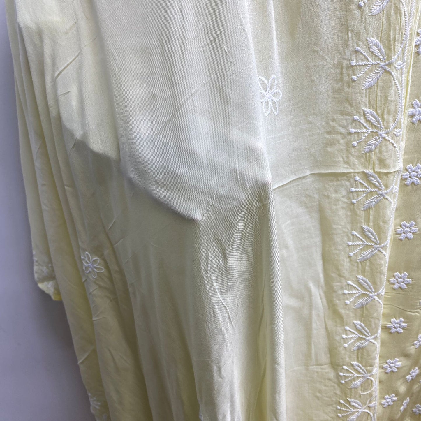 YELLOW MUSLIN READYMADE SUIT