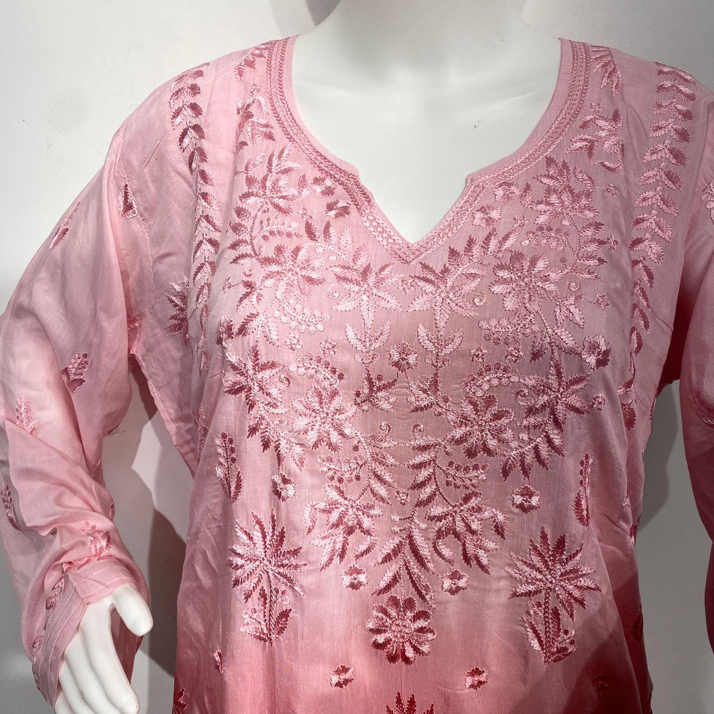 PINK  MUSLIN READYMADE SUIT