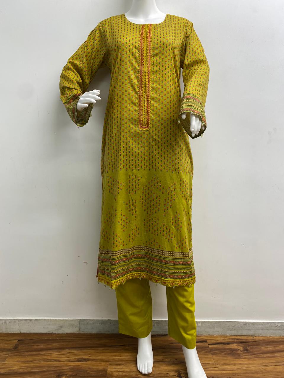 MEHER GREEN READYMADE SUIT