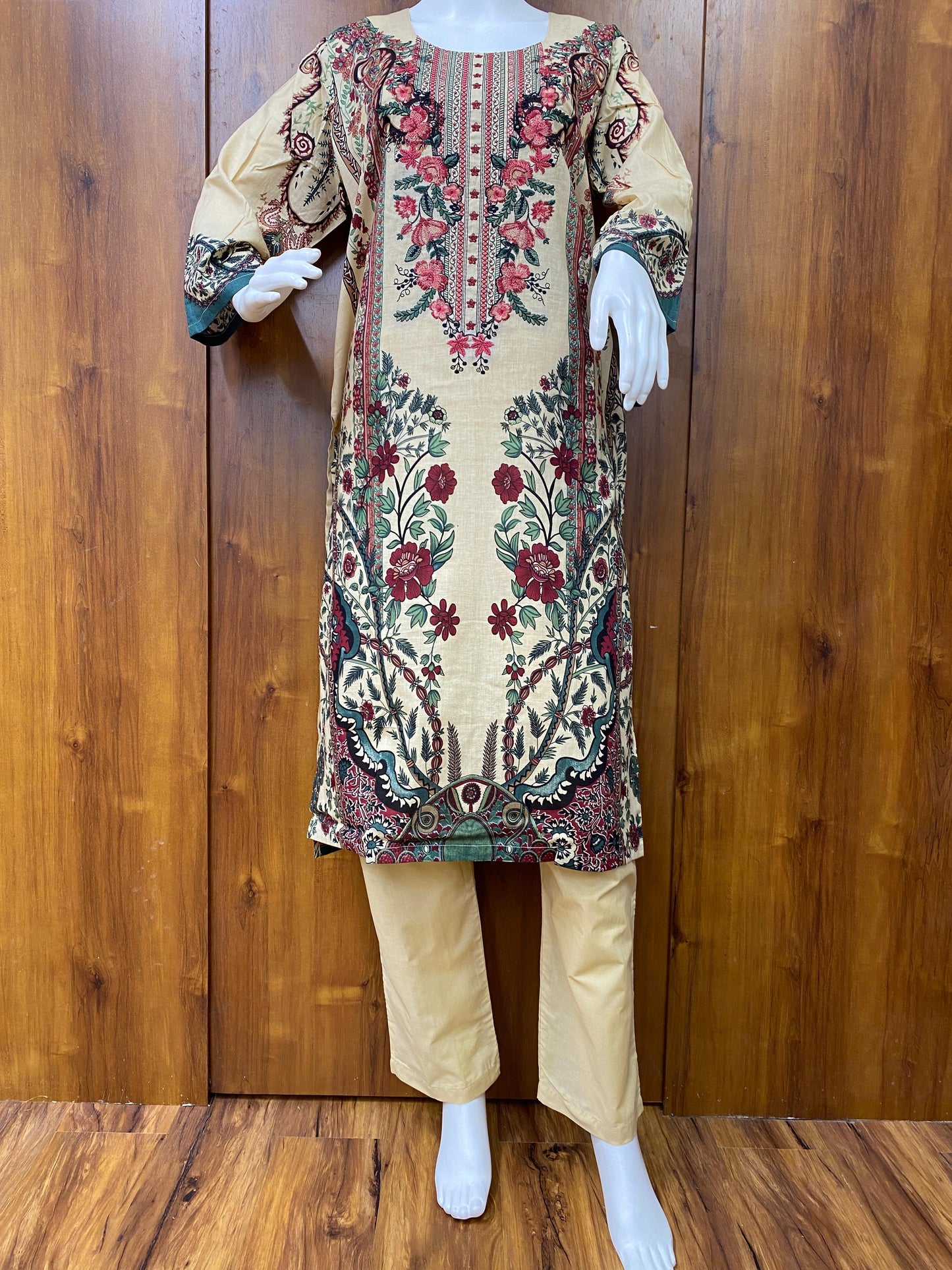 MUSAFIR READYMADE COTTON SUIT