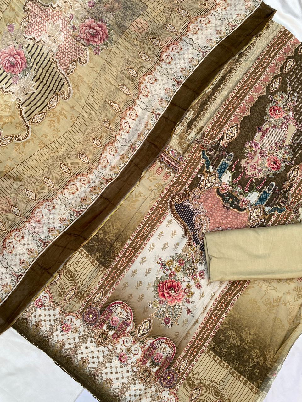 HANSA MUSLIN EMBROIDERY SUIT