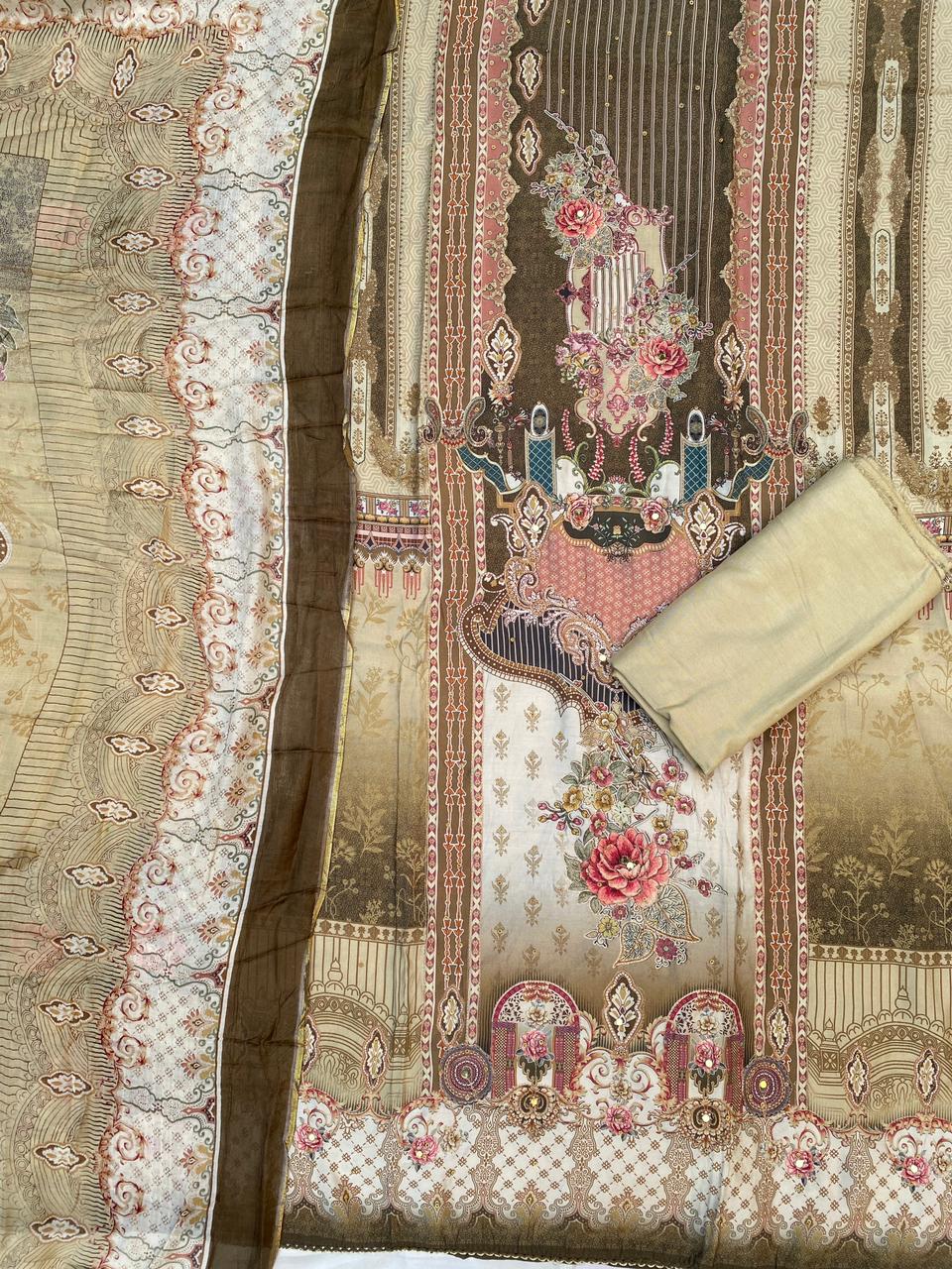 HANSA MUSLIN EMBROIDERY SUIT