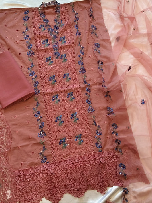 NAQSH PURE COTTON EMBROIDERY SUIT 2004