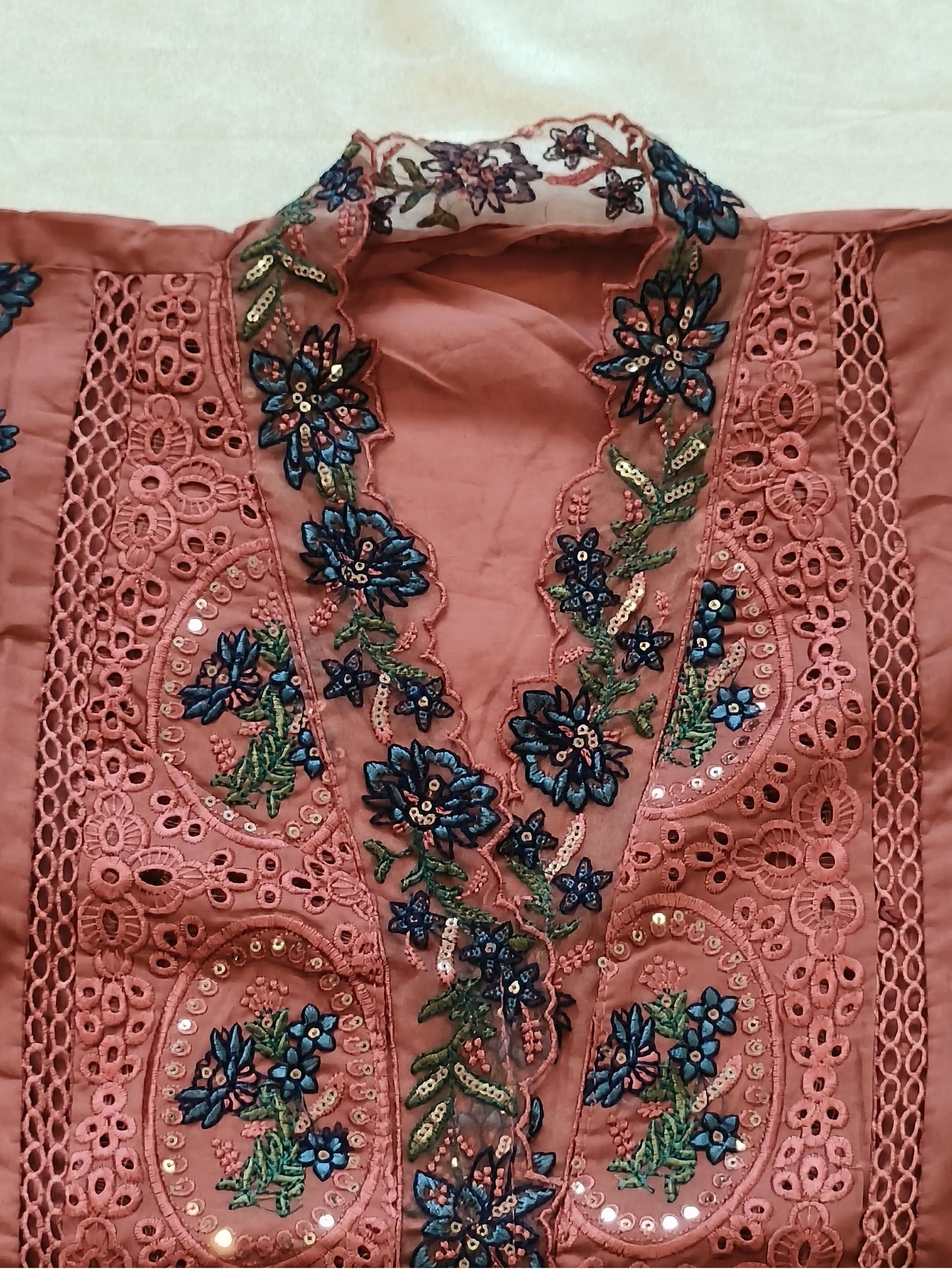 HANIA PURE COTTON EMBROIDERY SUIT 2004F
