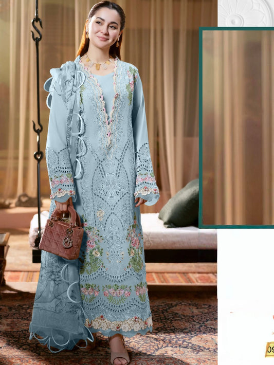 HANIA LAWN COTTON EMBROIDERY SUIT