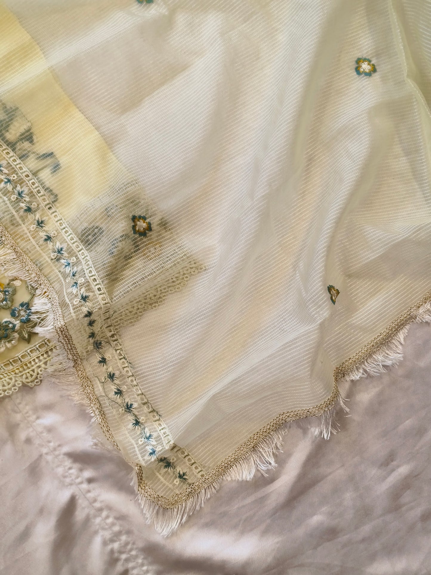 HANIA  PURE COTTON EMBROIDERY SUIT 2024 F Q