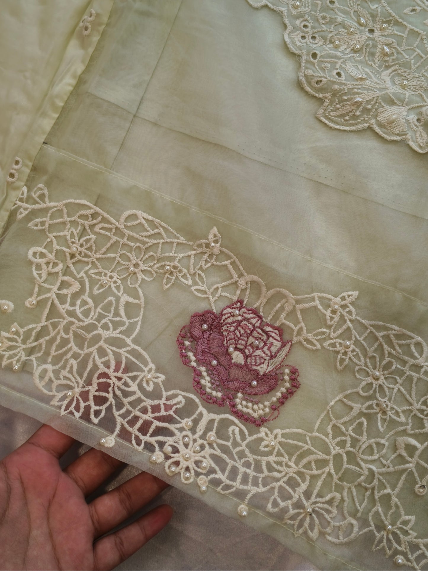 HANIA  PURE COTTON EMBROIDERY SUIT 10