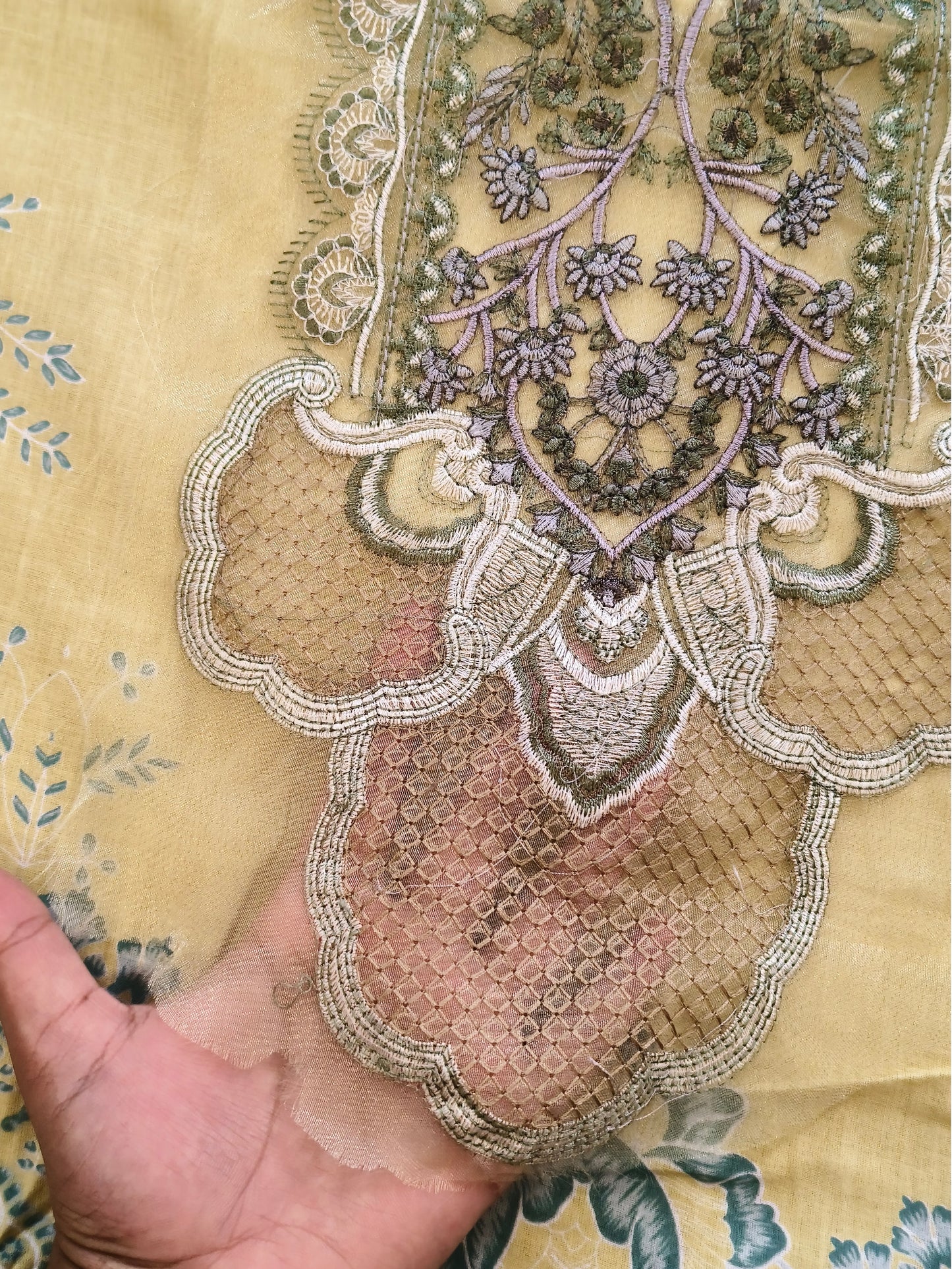 COTTON EMBROIDERY SUIT