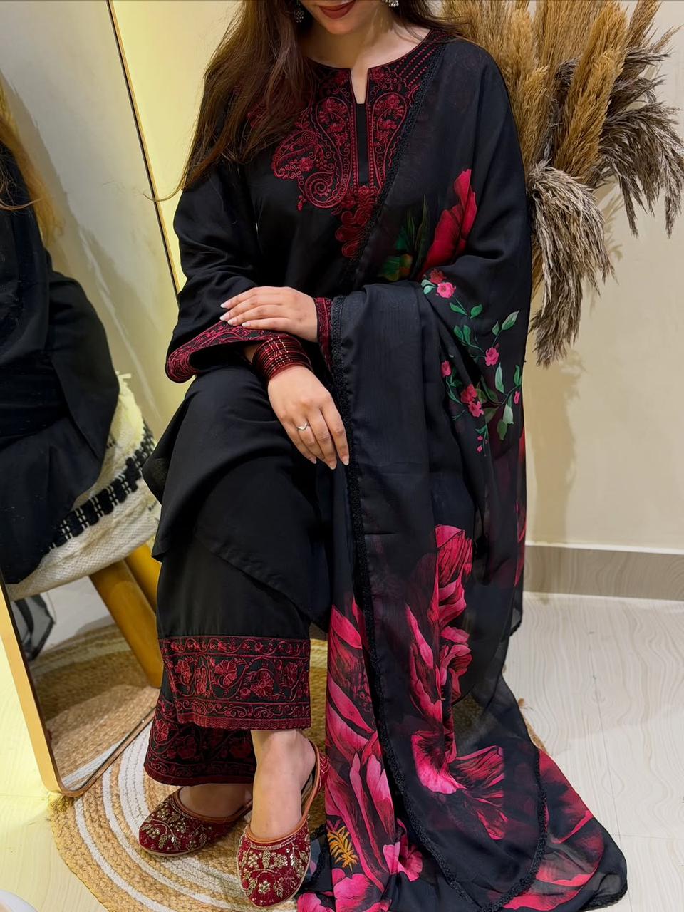 IMROZA LAWN FARSHI SHALWAR SET