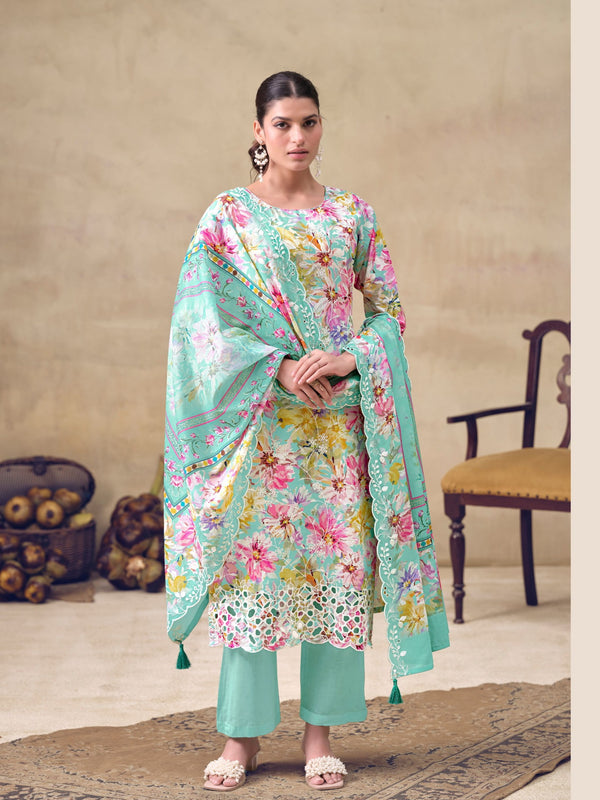 IZNIK LAWN EMBROIDERY SUIT 1 Q