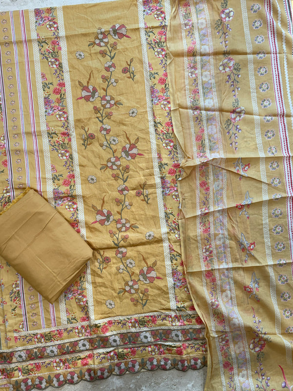 MAZDA  LAWN  EMBROIDERY SUIT 3