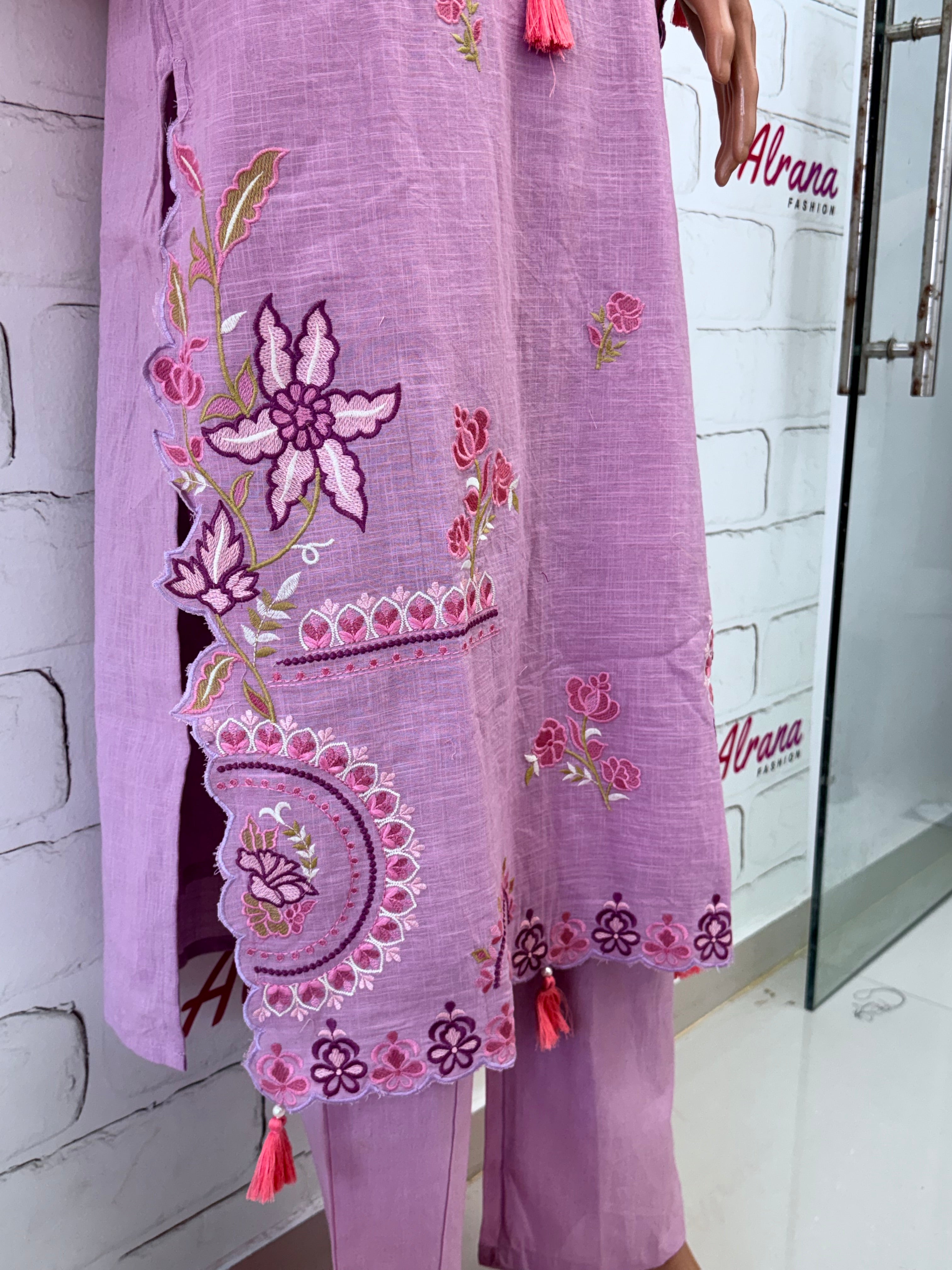 SOUTH COTTON READYMADE EMBROIDERY SUIT 2 Q