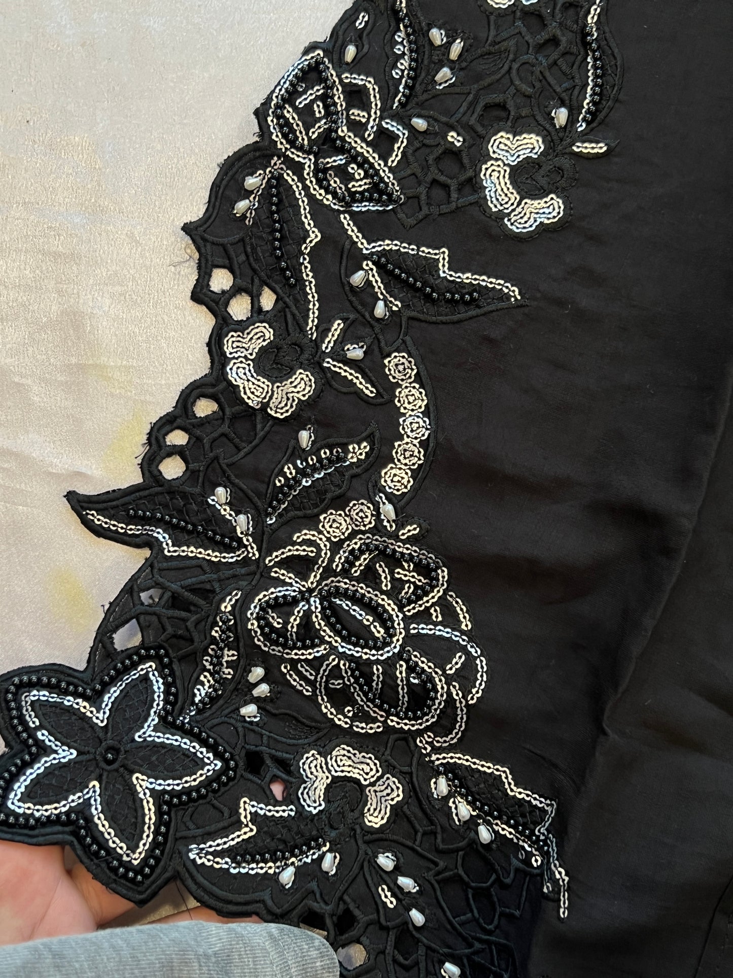 ZARQASH CUTWORK EMBROIDERY SUIT 353