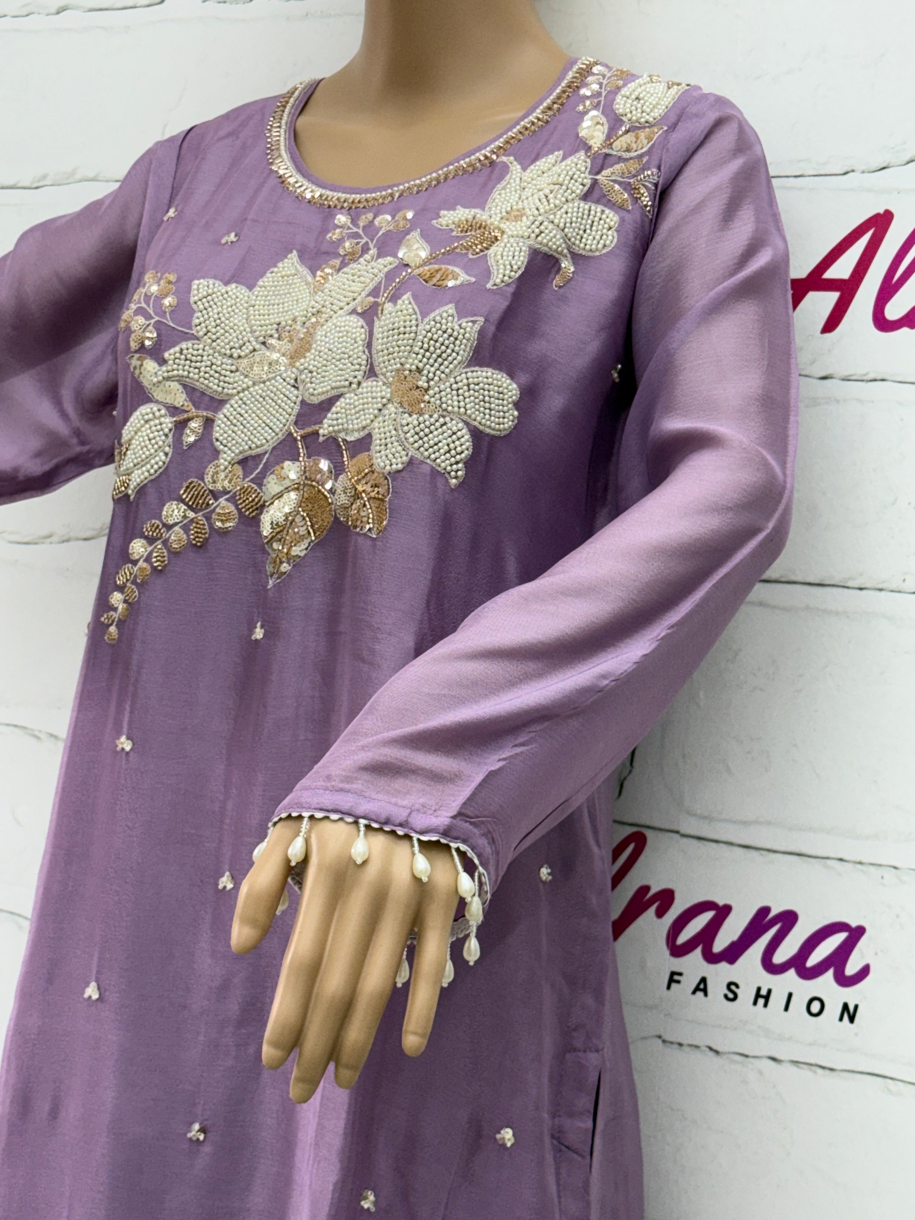 PARO SHIFFON READYMADE SUIT Q