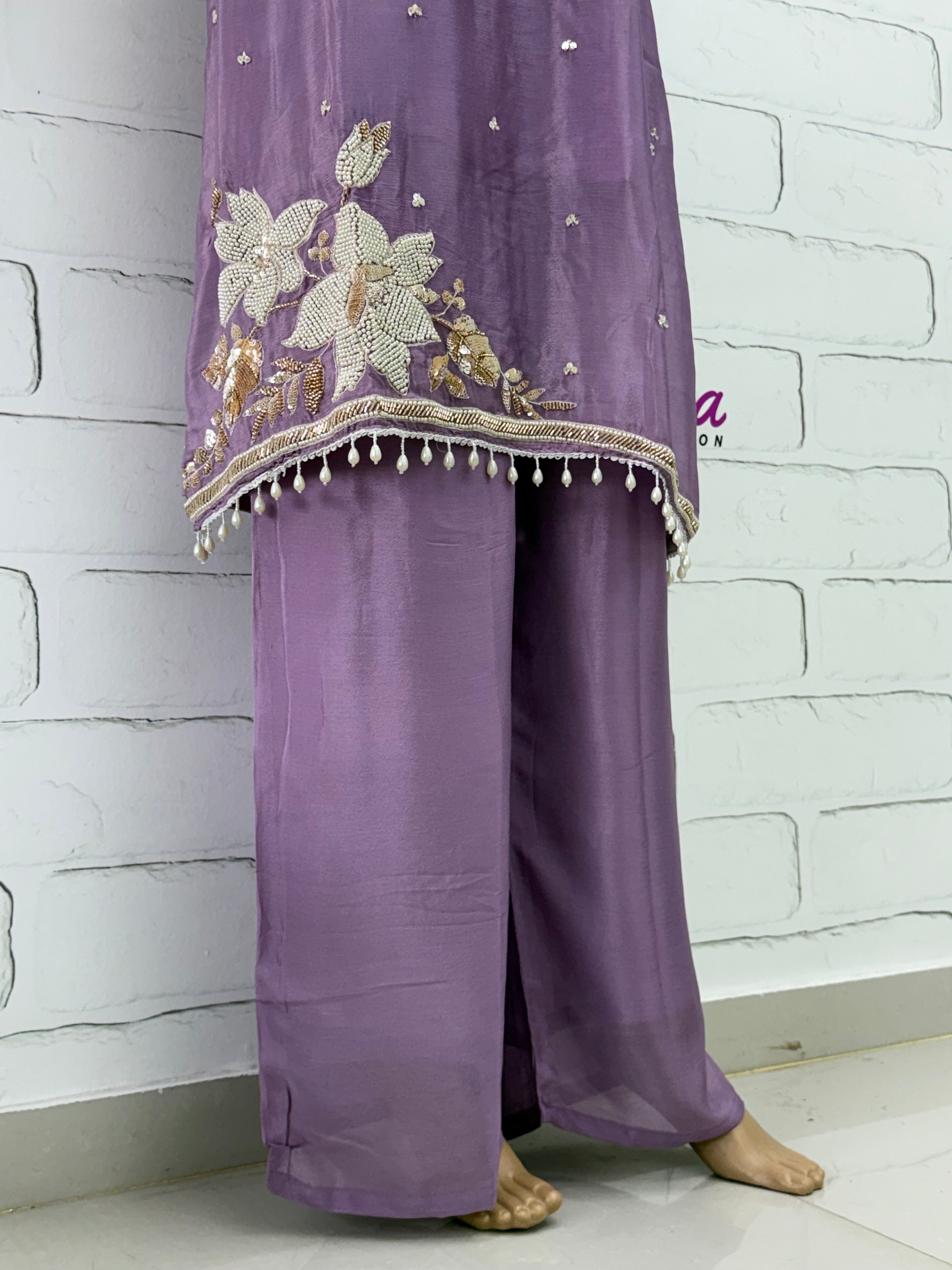 PARO SHIFFON READYMADE SUIT Q