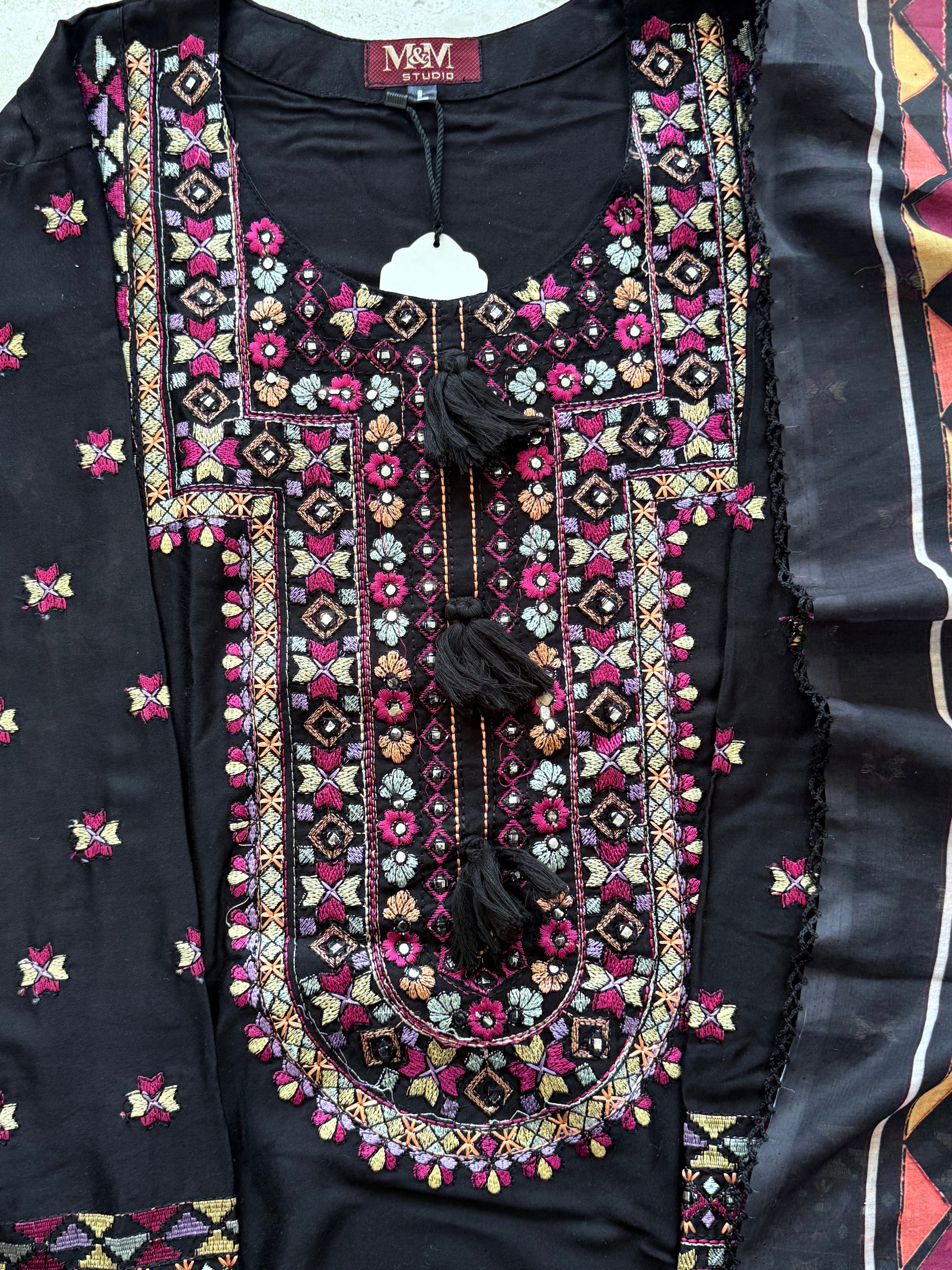 IMROZA EMBRIODERY FARSHI SHALWAR SUIT