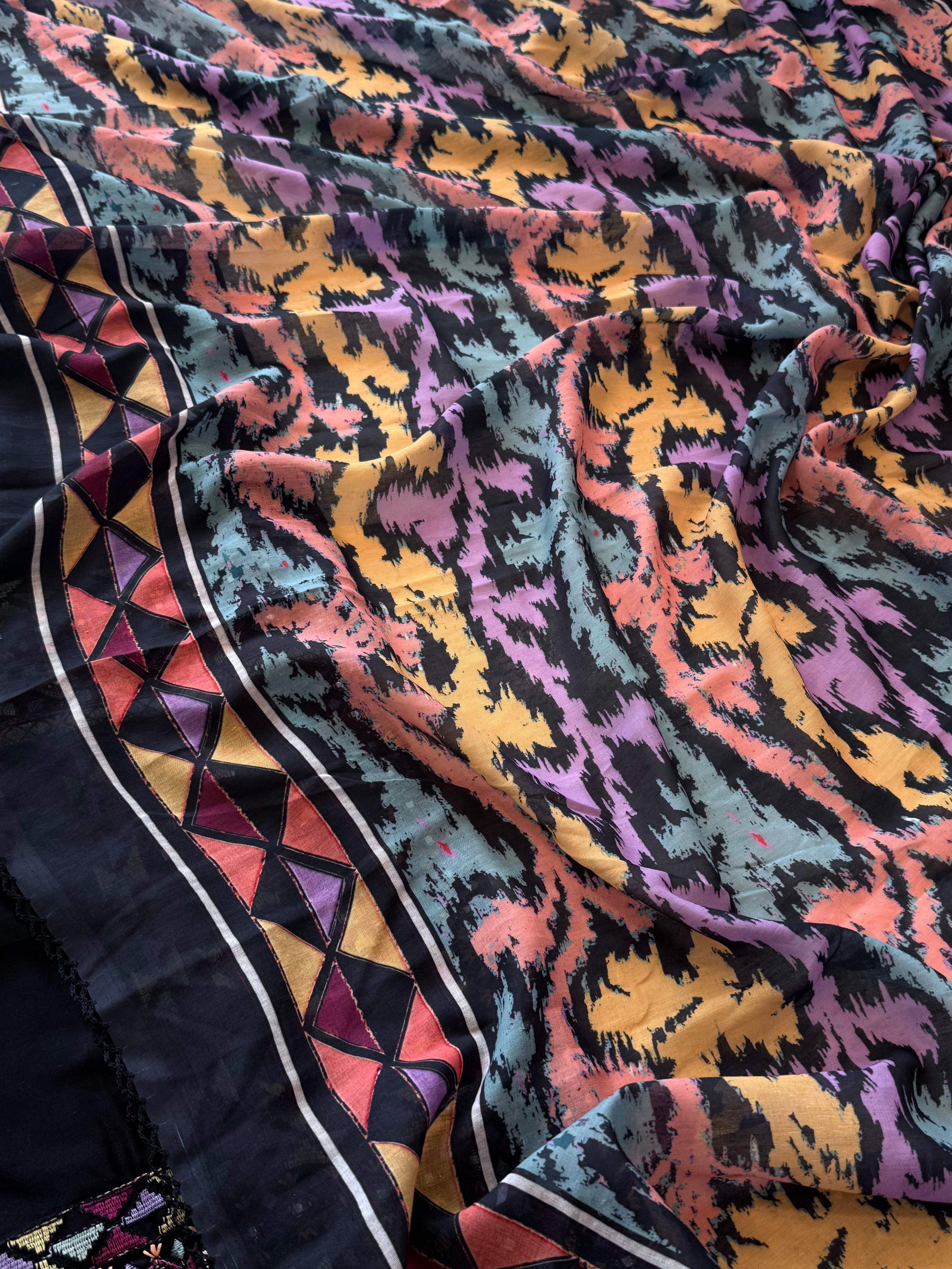 IMROZA EMBRIODERY FARSHI SHALWAR SUIT