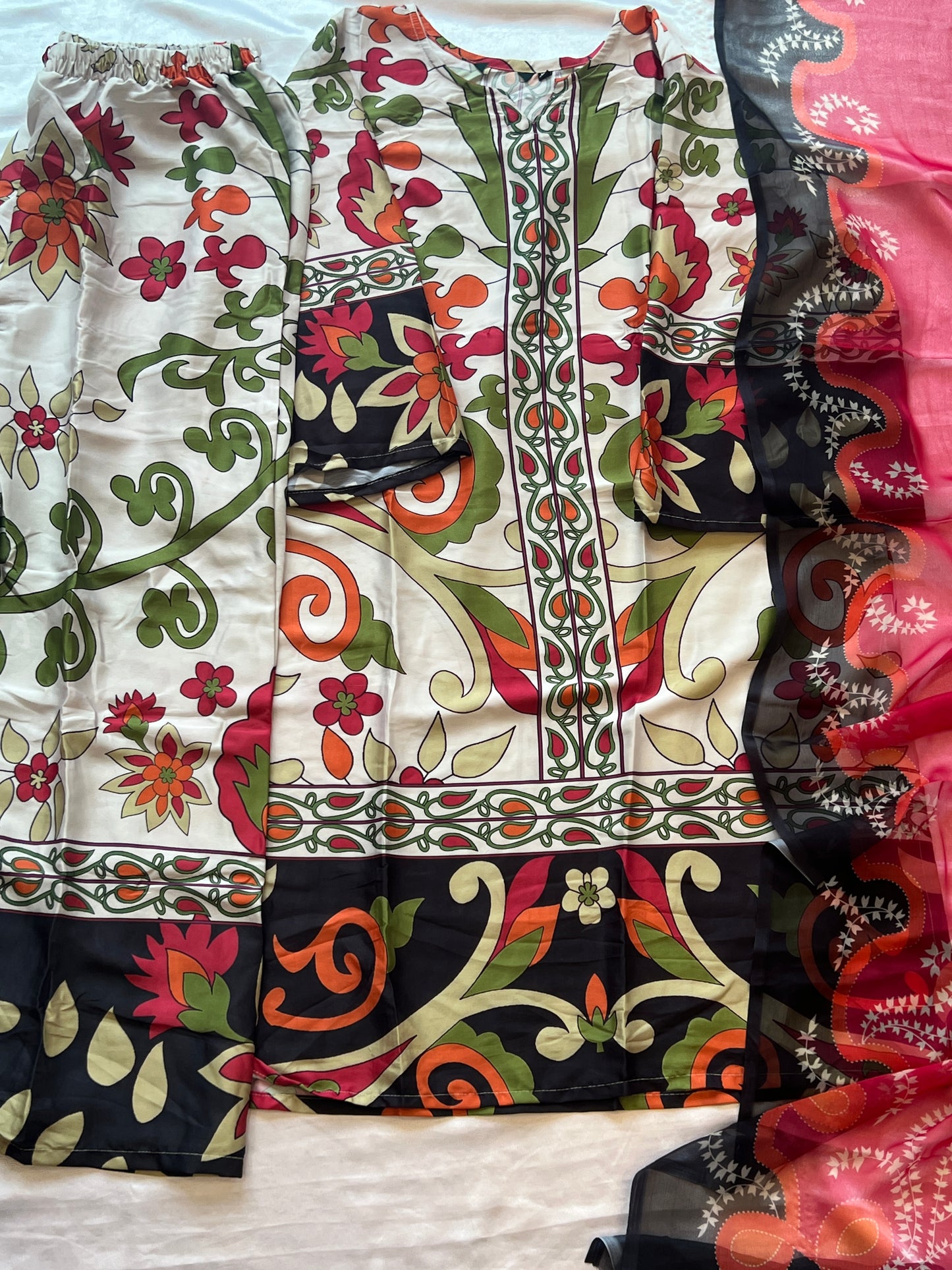 FLORAL LUXURY CO ORD READYMADE Q